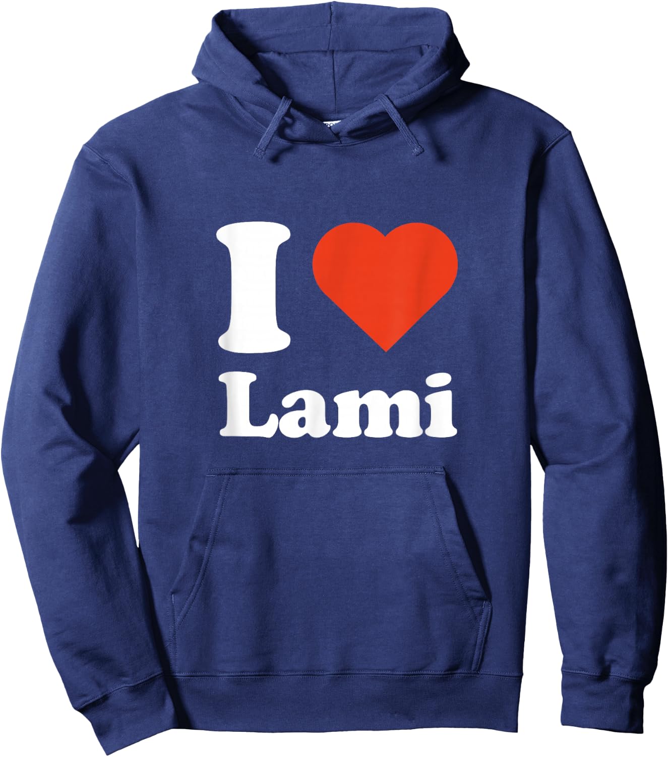 Ich Liebe Lami Rotes Herz Geschenkidee Hoodie - Hoodie | Navy