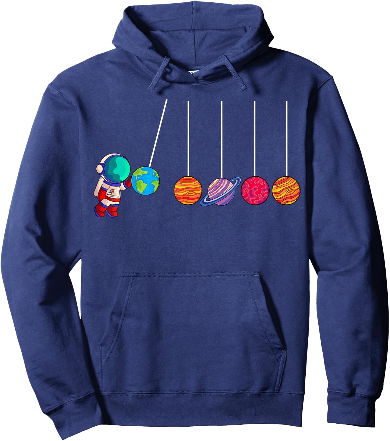Astrophysicist Planet Cradle Astronomy Hoodie - Hoodie | Navy