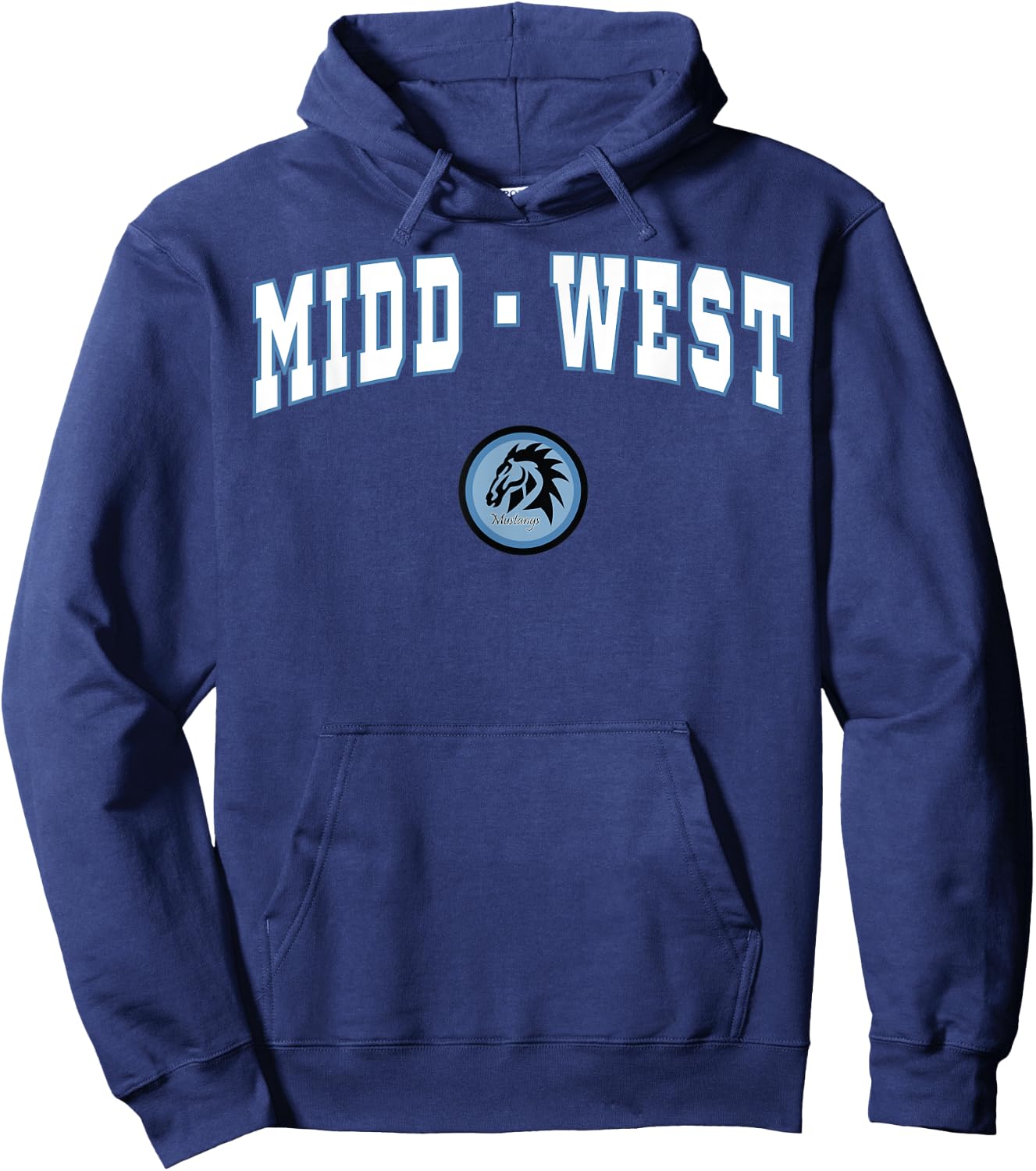 Midd-West High School Mustangs Hoodie - Hoodie | Navy