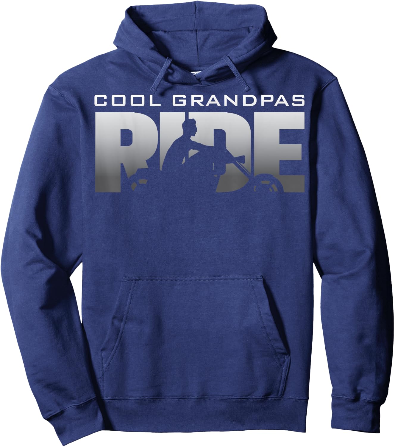 Biker Cool Grandpas Ride Motorcycles Hoodie - Hoodie | Navy