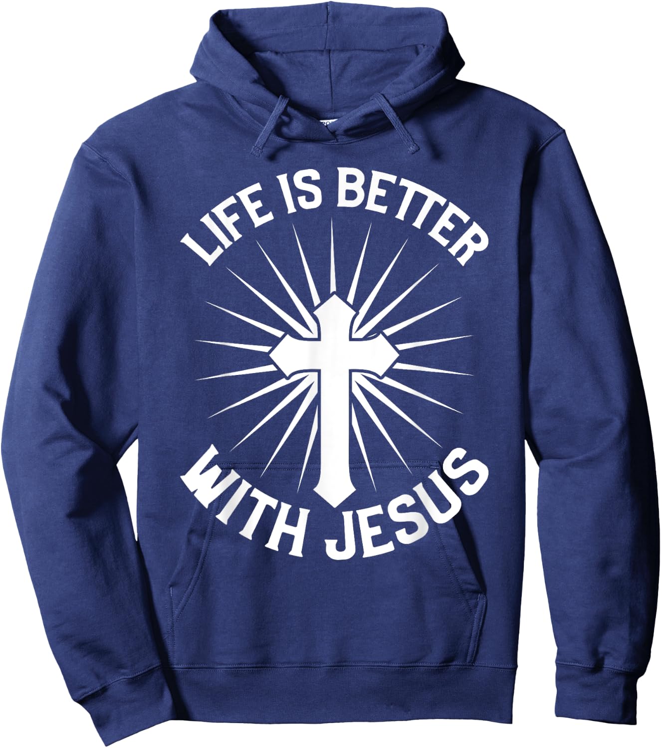 Jesus saved my Life Hoodie - Hoodie | Navy