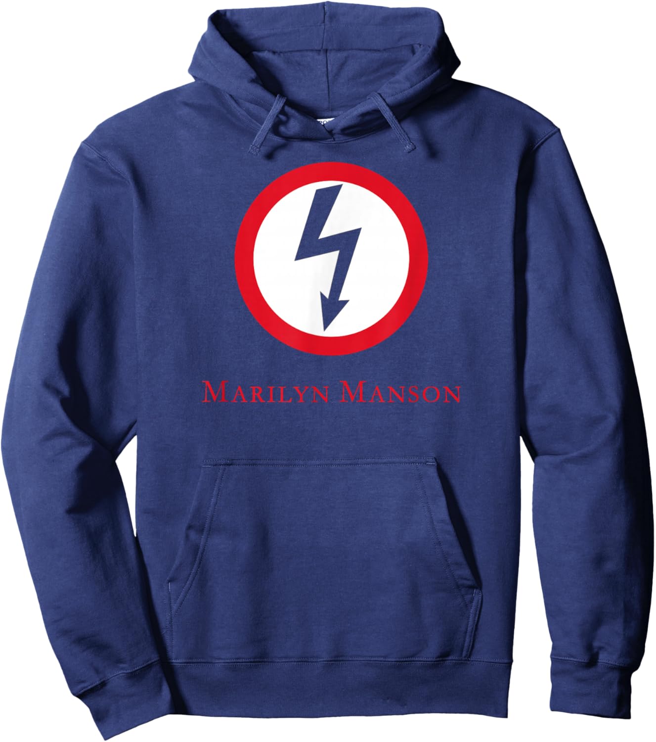 Marilyn Manson – Superstar Shock , Black, S Hoodie - Hoodie | Navy