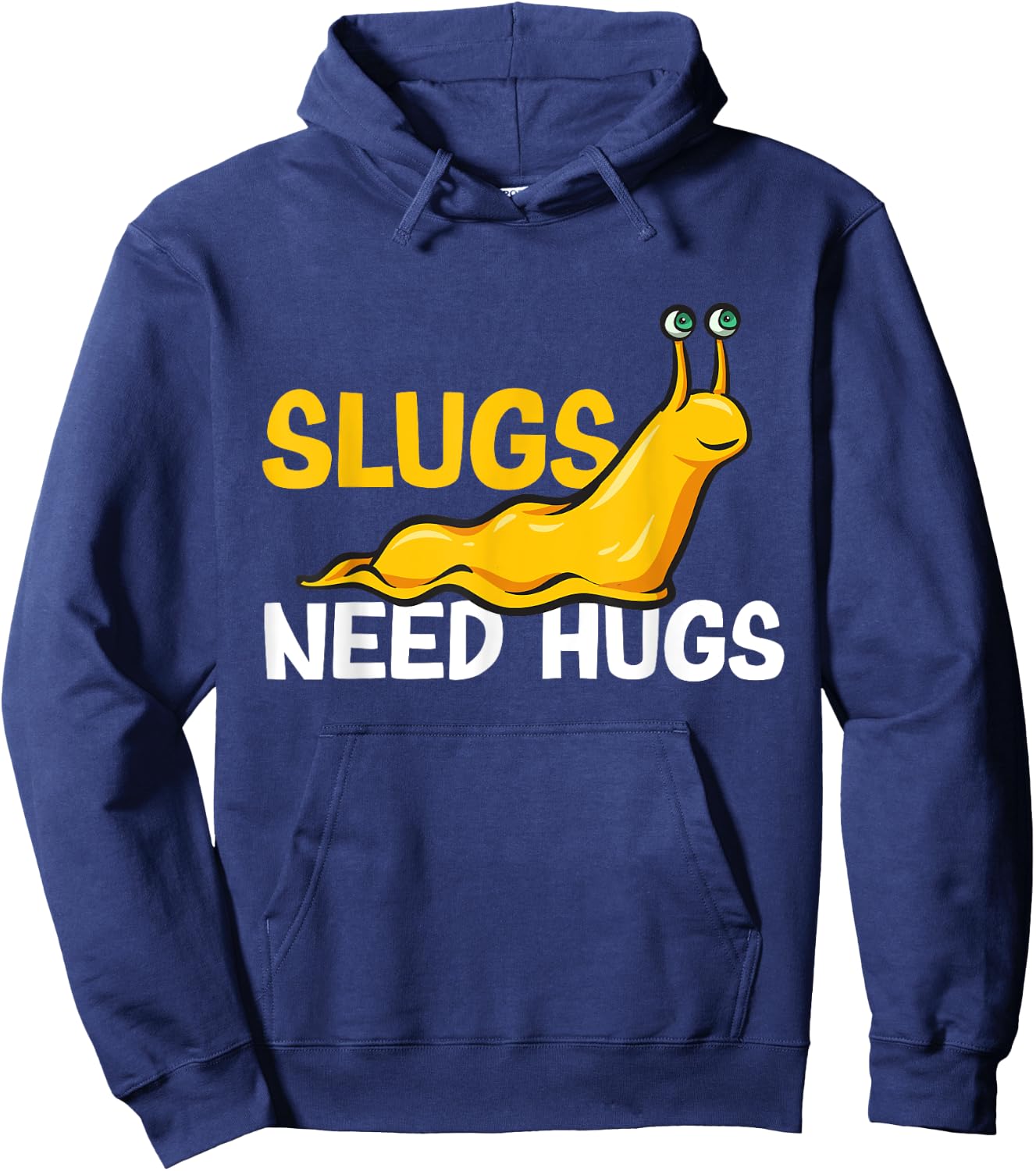 Slugs Needs Hugs Banana Slug Hoodie - Hoodie | Navy