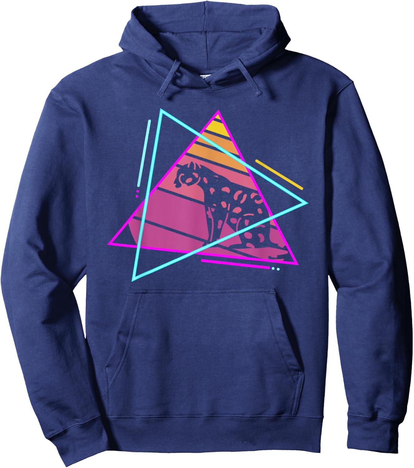 Retro Cheetah Cheetahs Hoodie - Hoodie | Navy