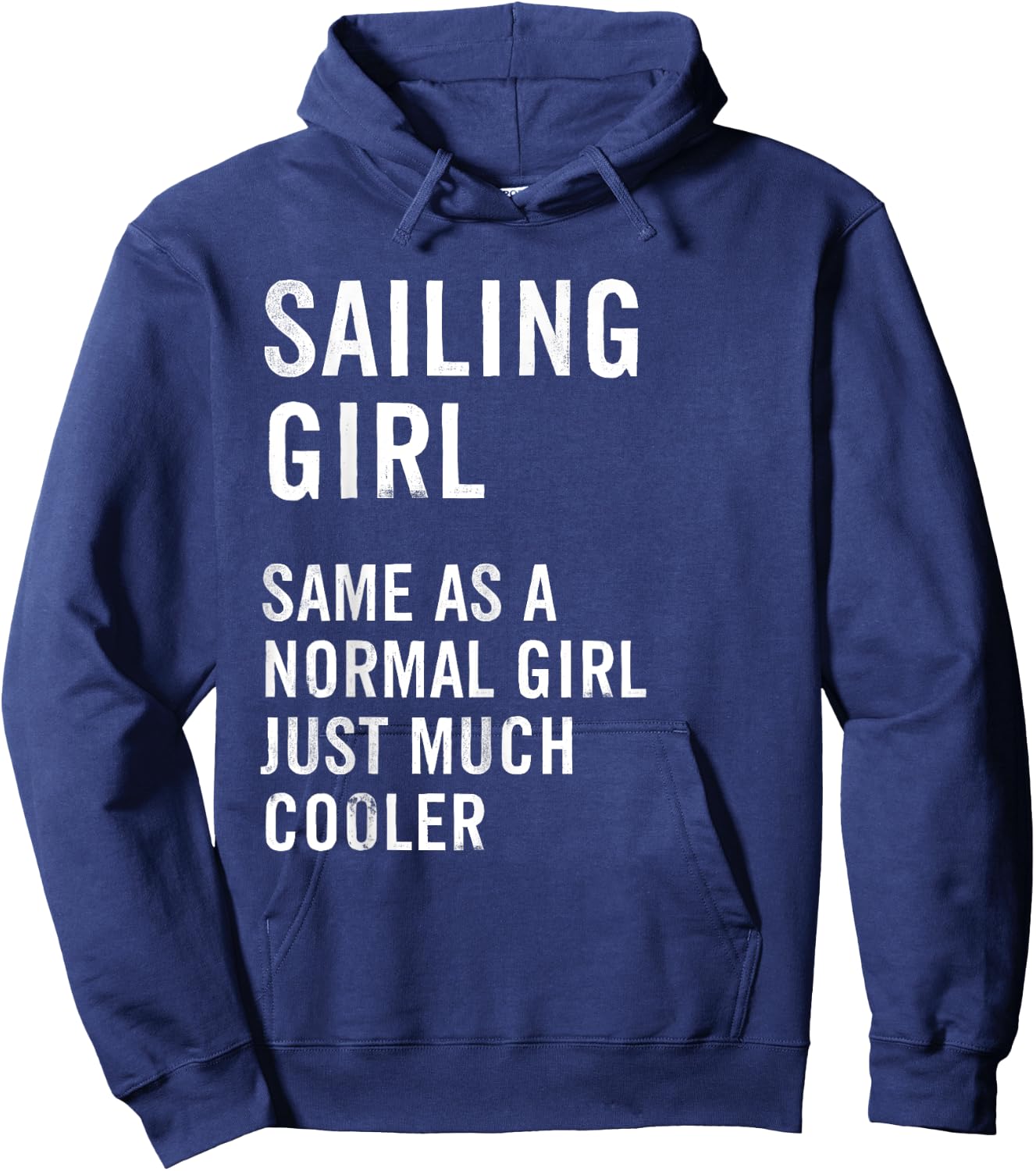 Sailing Girl Definition Funny Hoodie - Hoodie | Navy