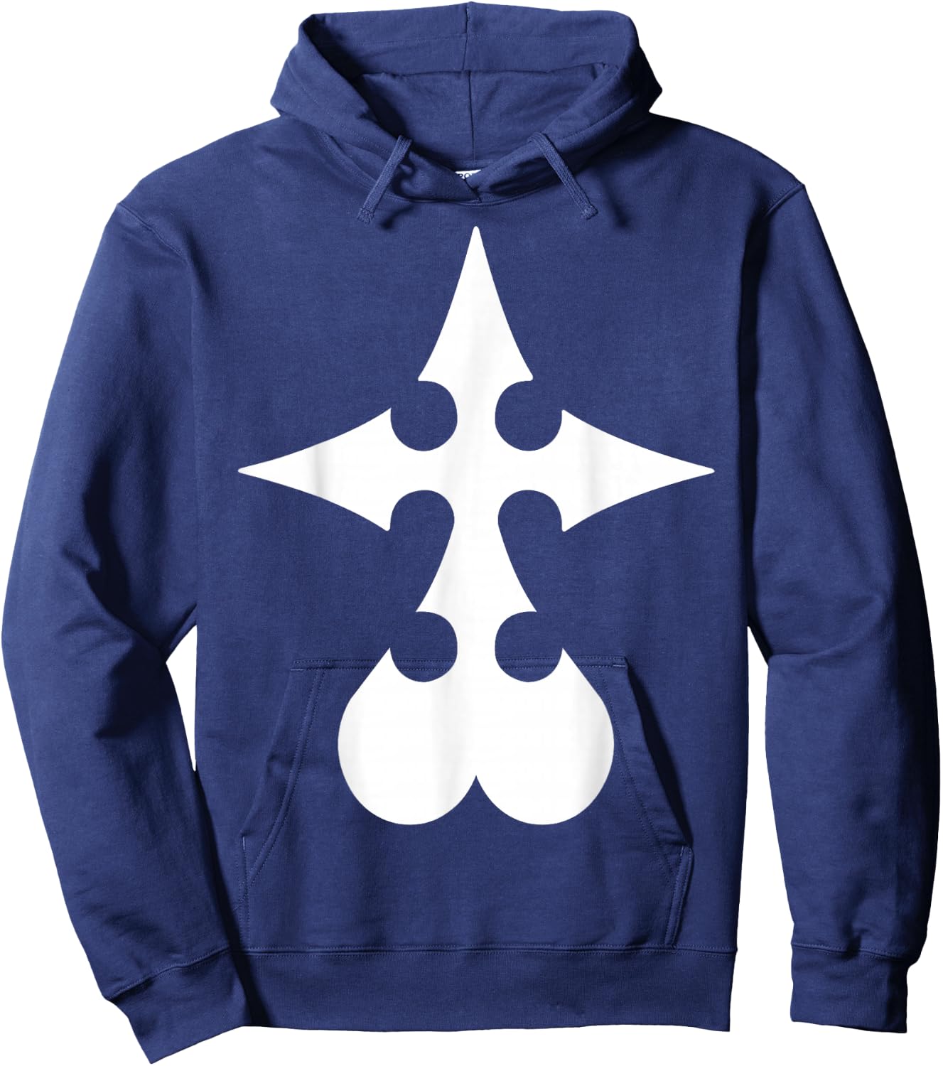 Disney Kingdom Hearts Nobody Symbol Hoodie - Hoodie | Navy