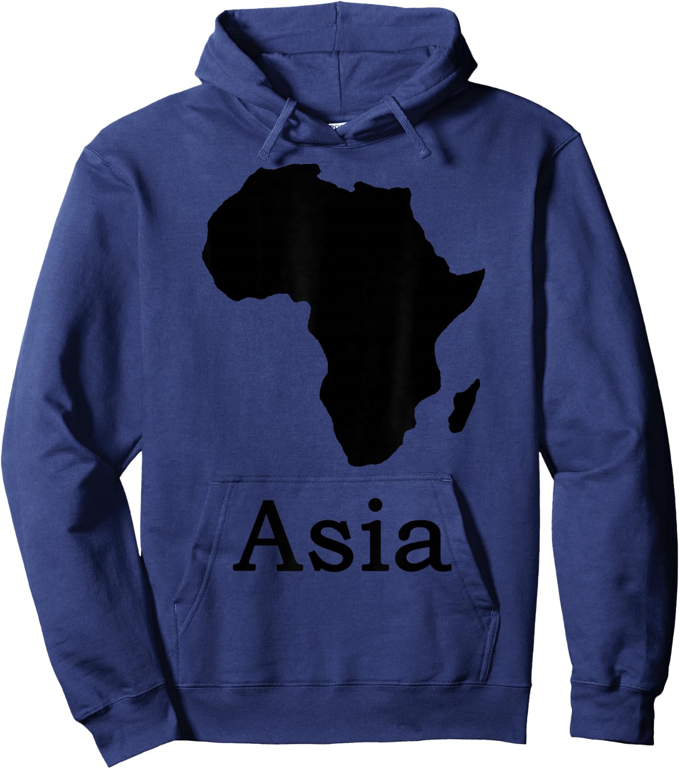 Lustiges Afrika Asia Hoodie - Hoodie | Navy