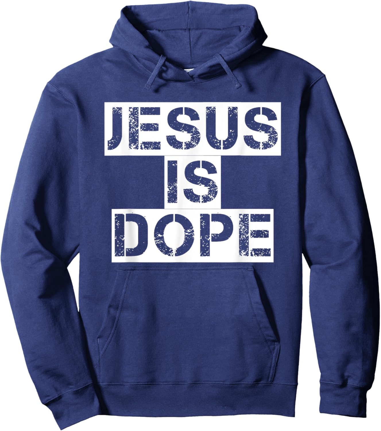 Jesus Is Dope Christian God Faith Hoodie - Hoodie | Navy