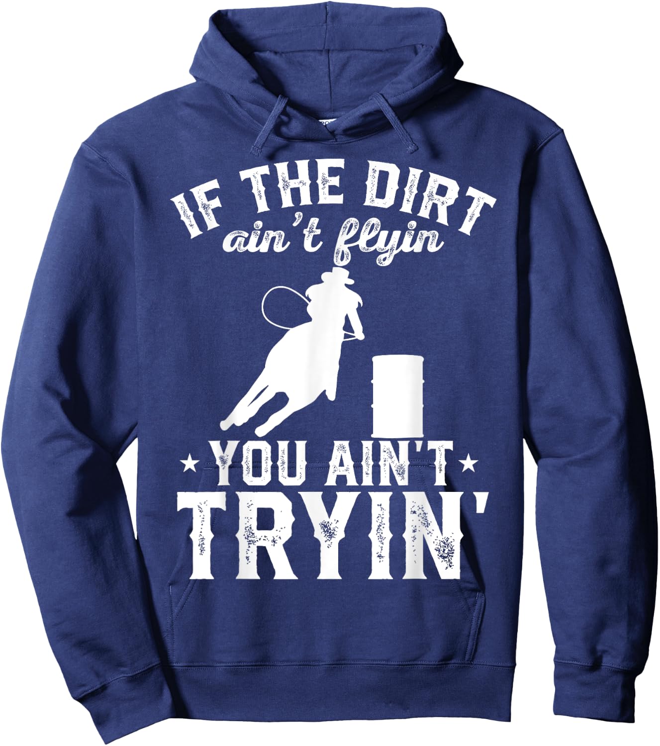 Barrel Racing Rodeo Hoodie - Hoodie | Navy