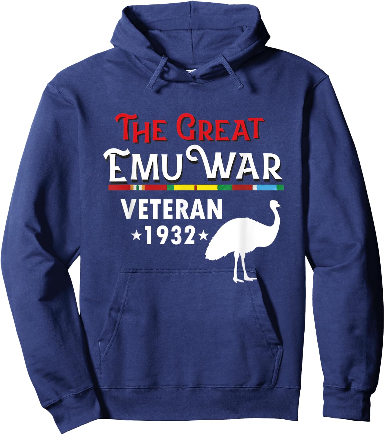 The Great Emu War Veteran Hoodie - Hoodie | Navy