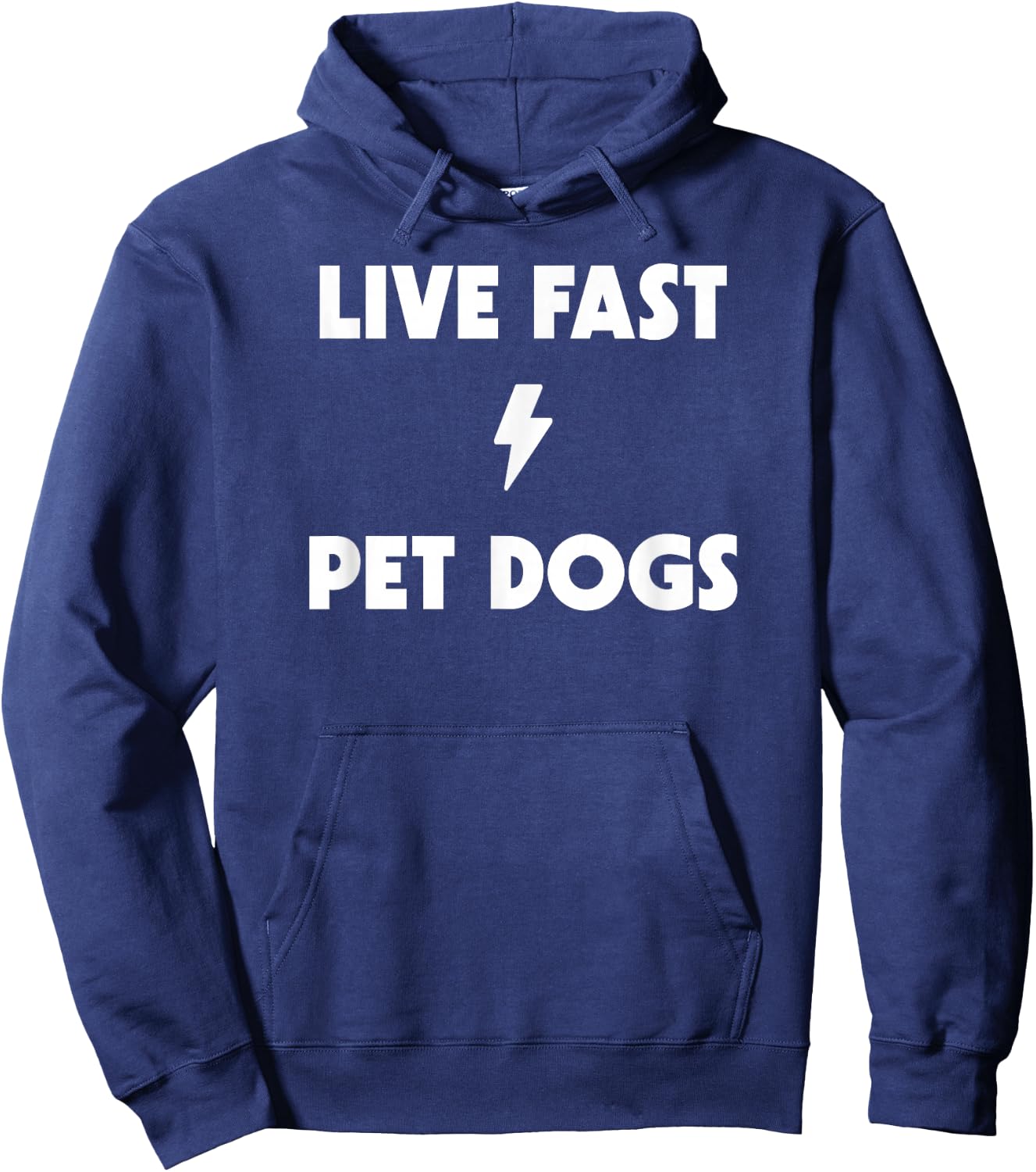 Live Fast Pet Dogs Hoodie - Hoodie | Navy