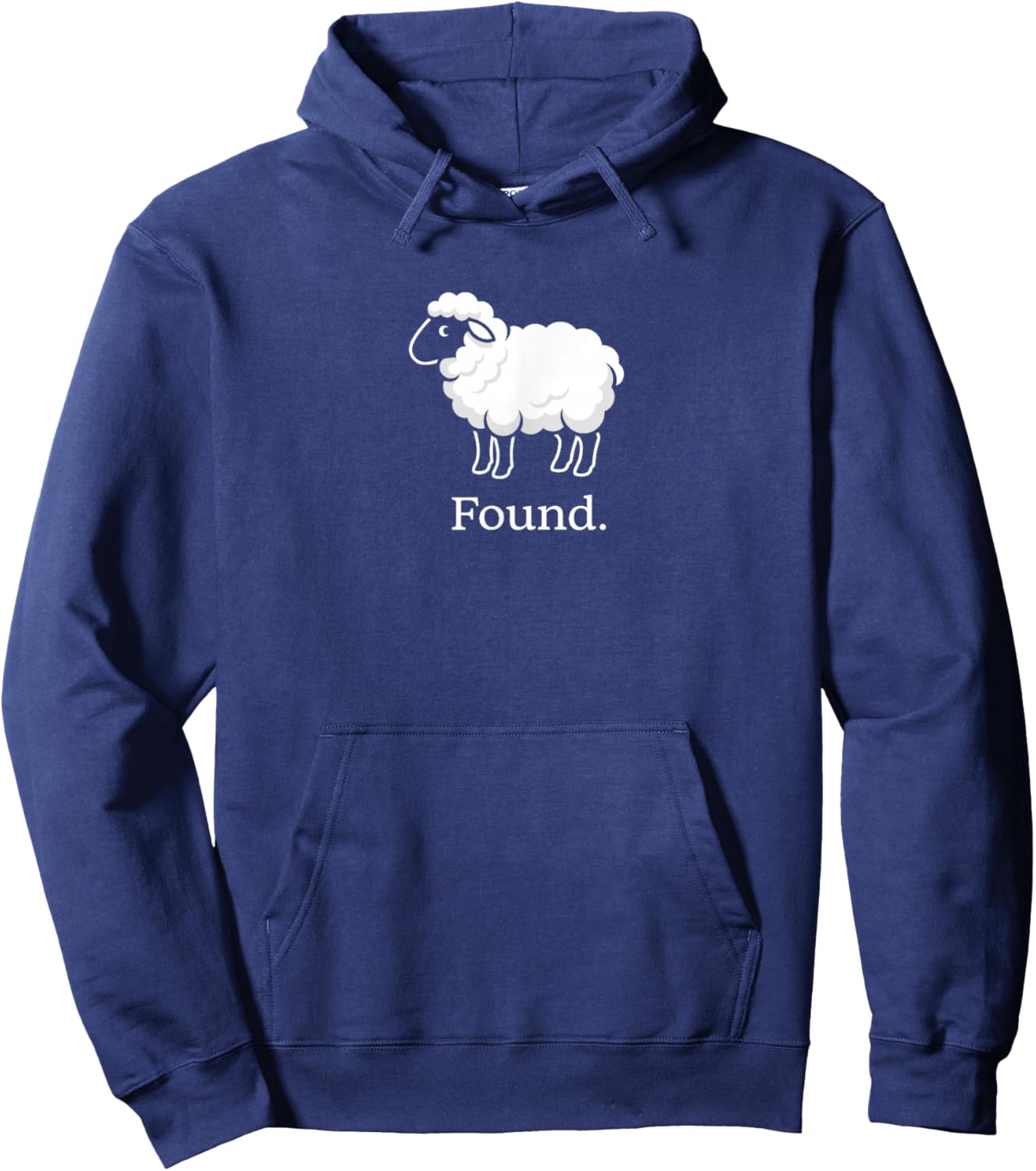 Found Sheep Lamb Christian Hoodie - Hoodie | Navy