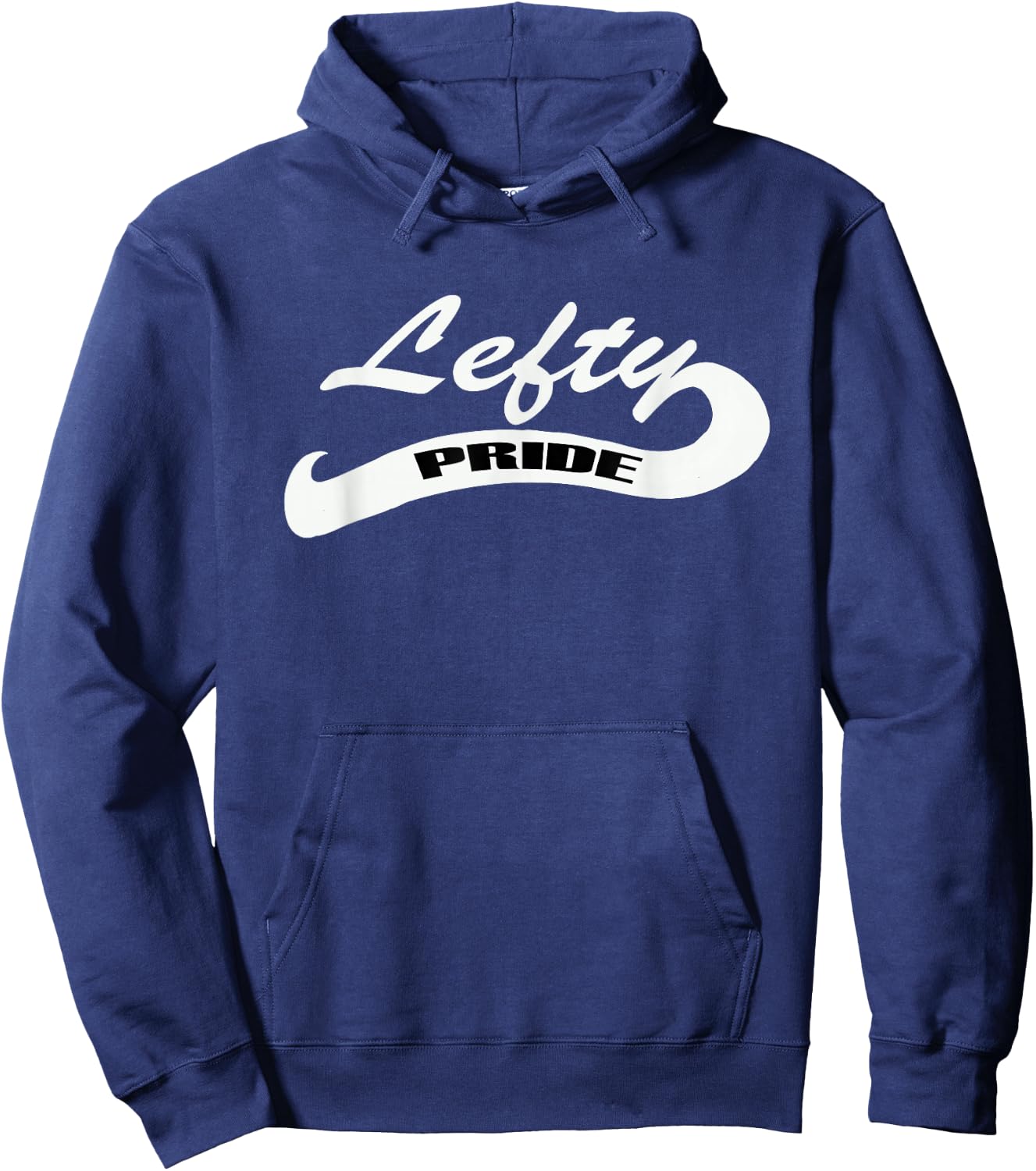Lefty Pride Baseball Style Hoodie - Hoodie | Navy