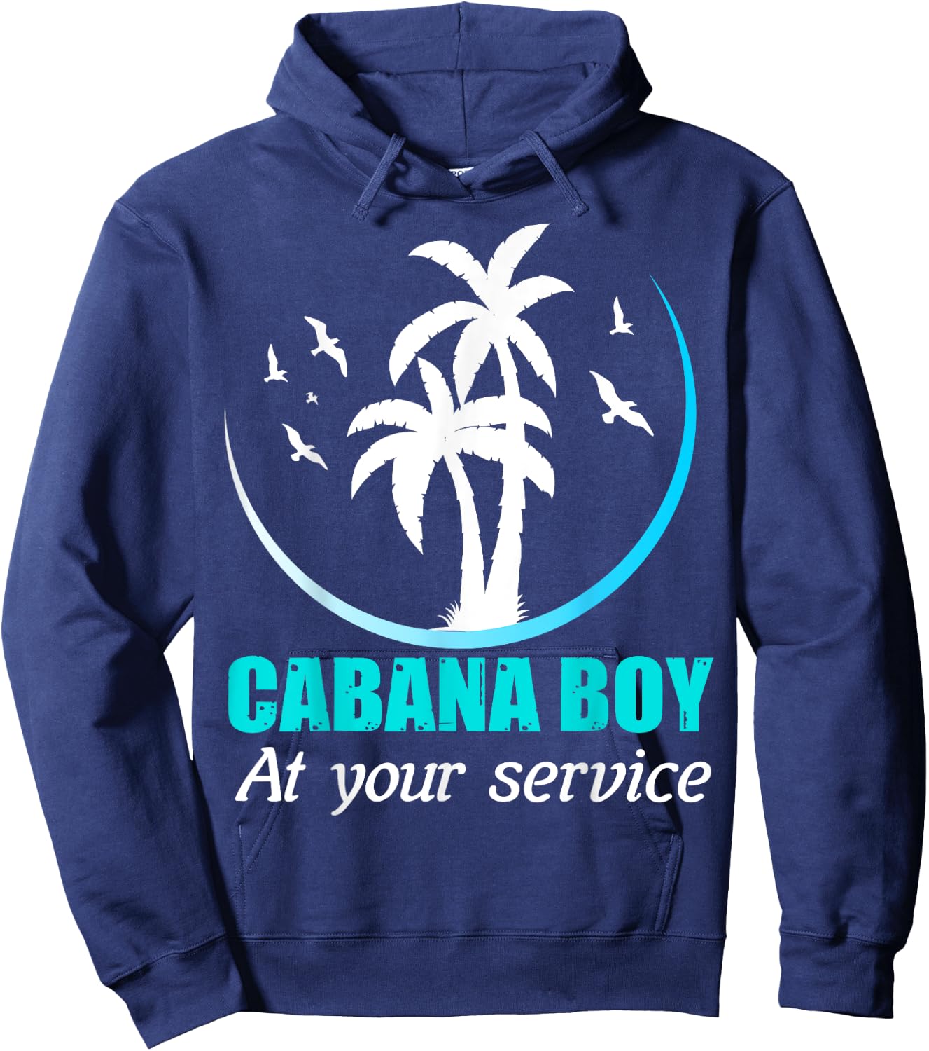 Cabana Boy At Your Service Hoodie - Hoodie | Navy