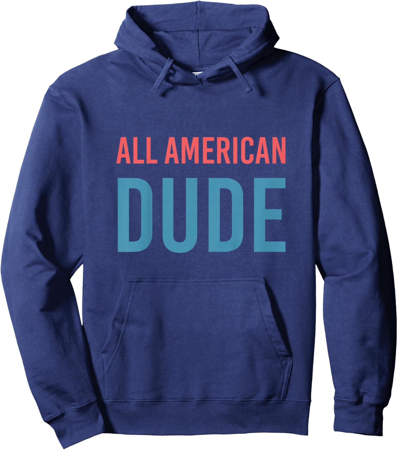 Kids ALL AMERICAN DUDE Hoodie - Hoodie | Navy