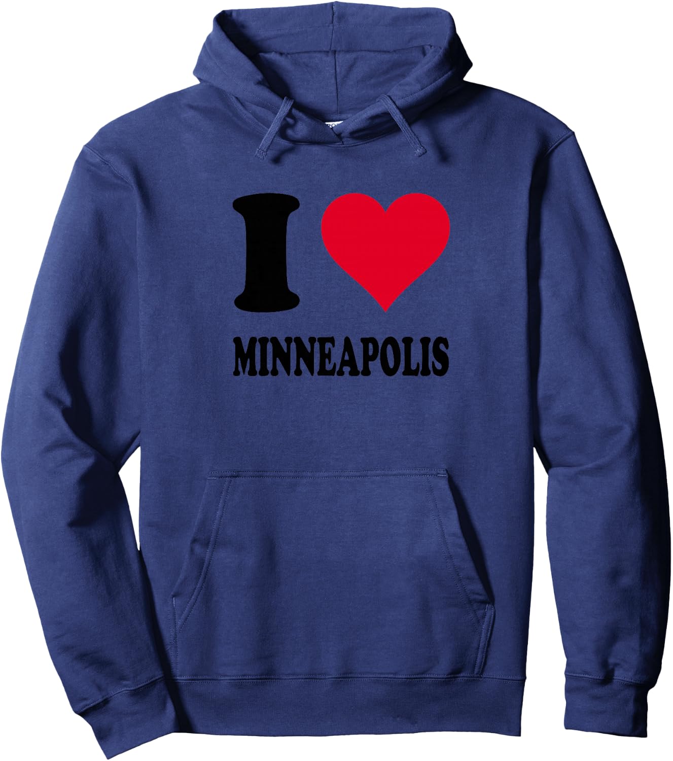 J'aime Minneapolis Haut de Gamme Hoodie - Hoodie | Navy