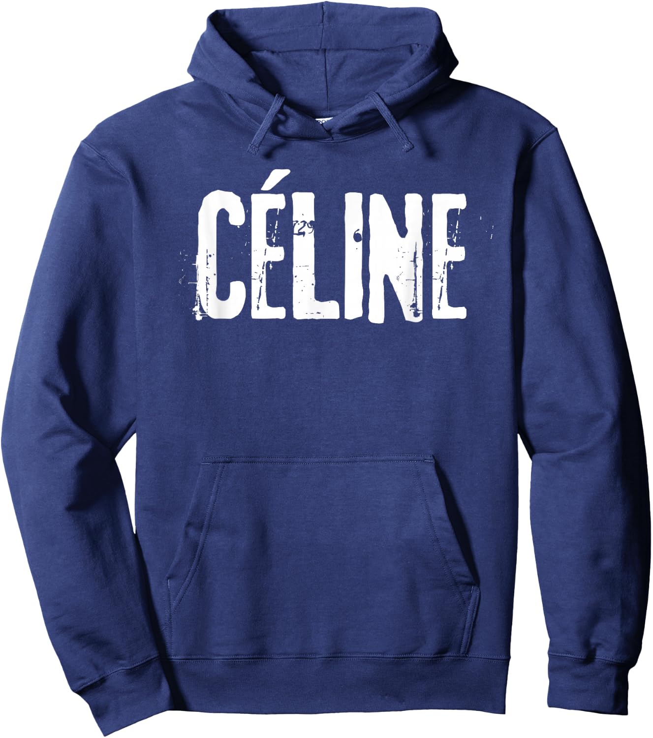 Céline Hi My Name Is First Name Plate Hoodie - Hoodie | Navy