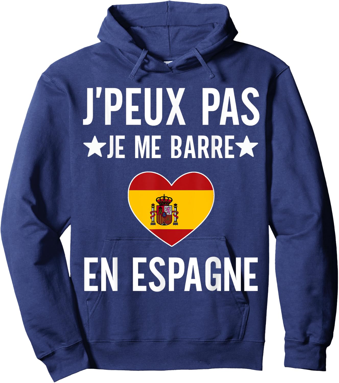 I can not I bar in spain gift travel spanish Hoodie - Hoodie | Navy
