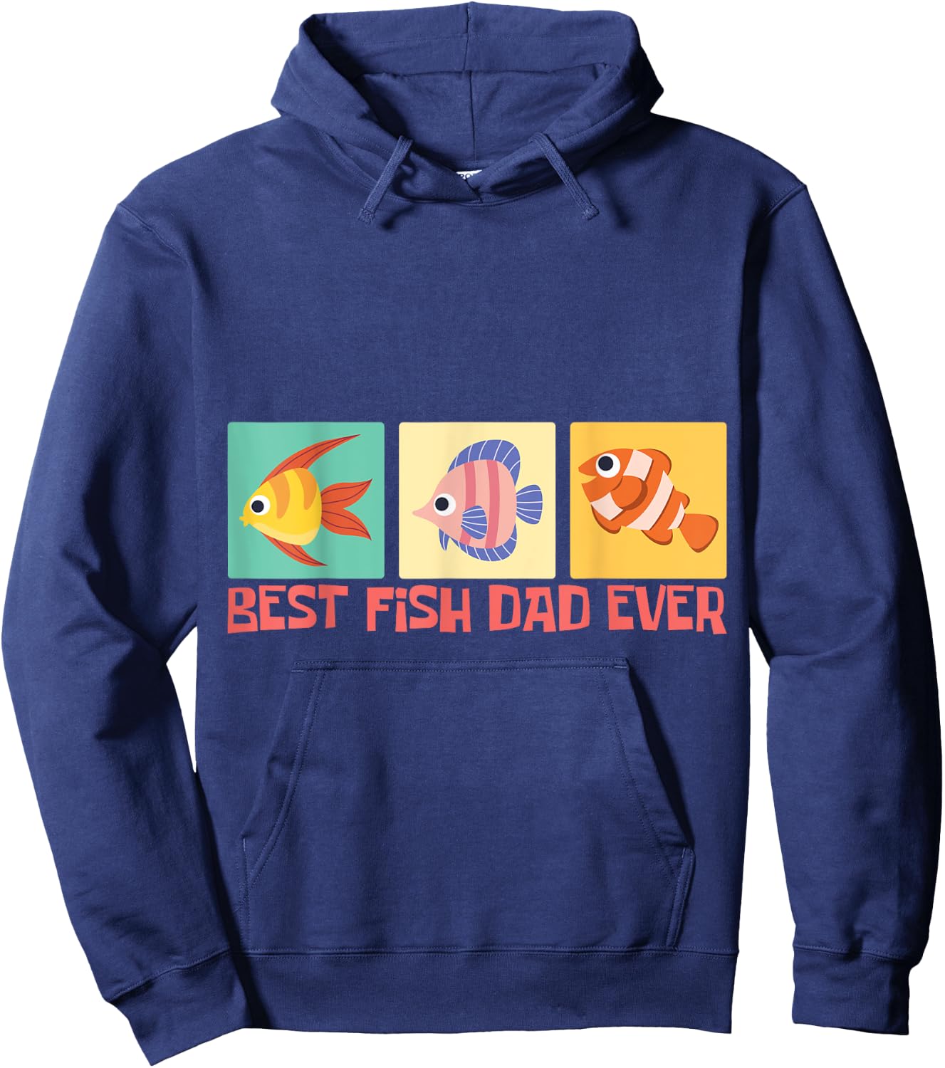 Best Fish Dad Ever Goldfish for Fish Keepers Hoodie - Hoodie | Navy
