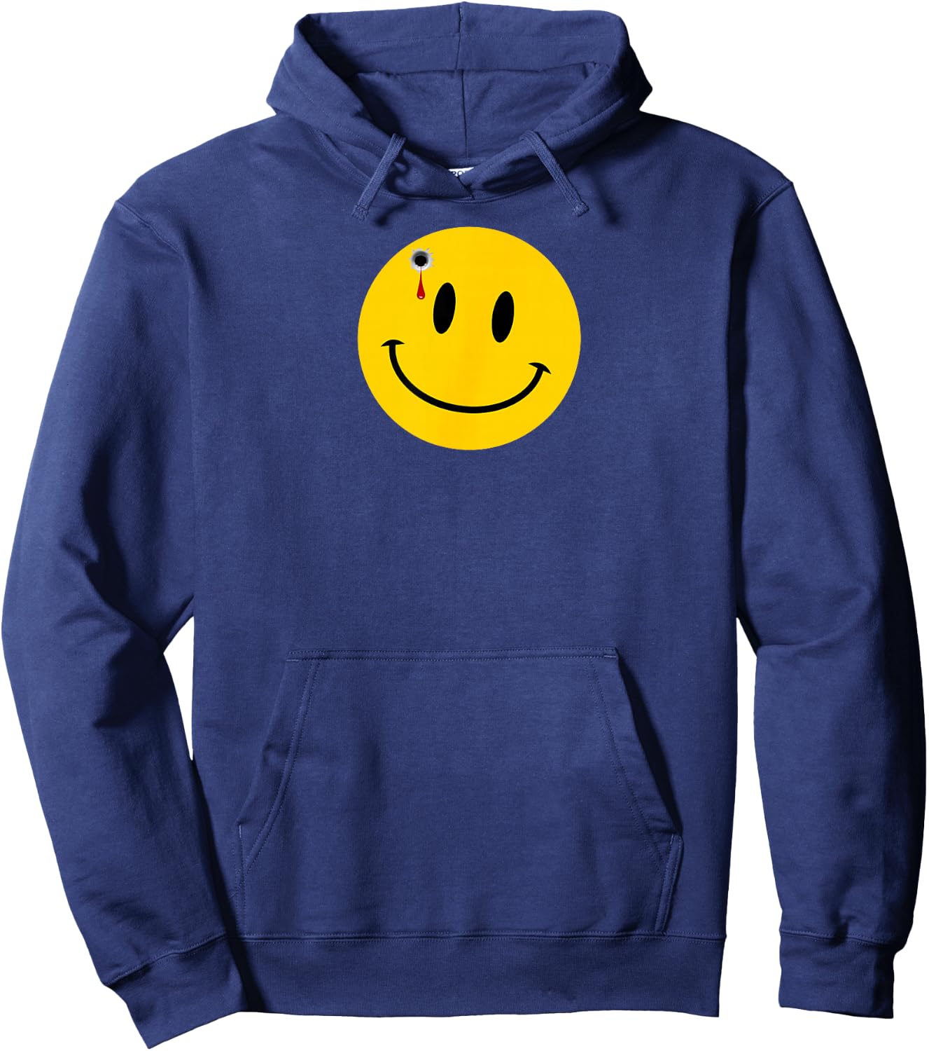 Bullet Hole Comedian’s Badge Hoodie - Hoodie | Navy