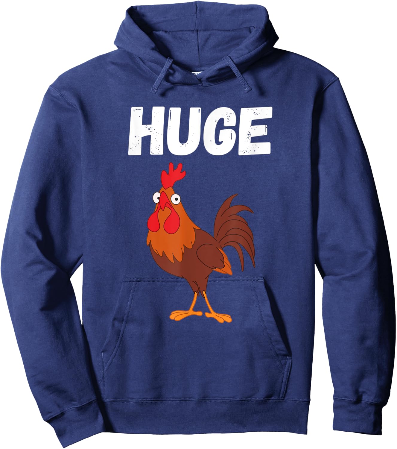 Huge Rooster Cock Hoodie - Hoodie | Navy