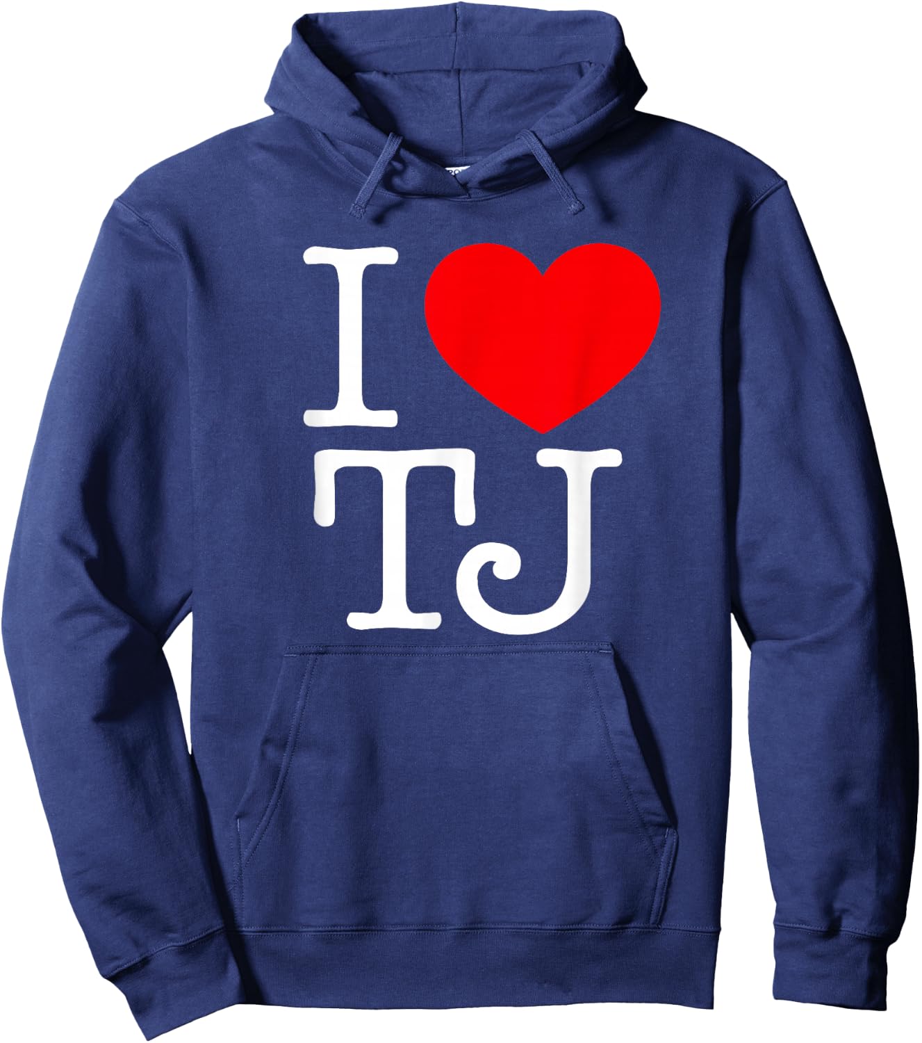 I Love (Heart) TJ Hoodie - Hoodie | Navy