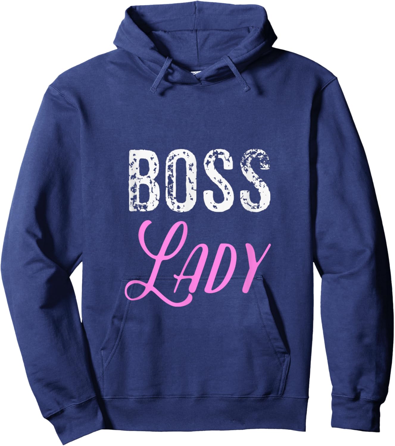 Boss Lady T Shirt Hoodie - Hoodie | Navy