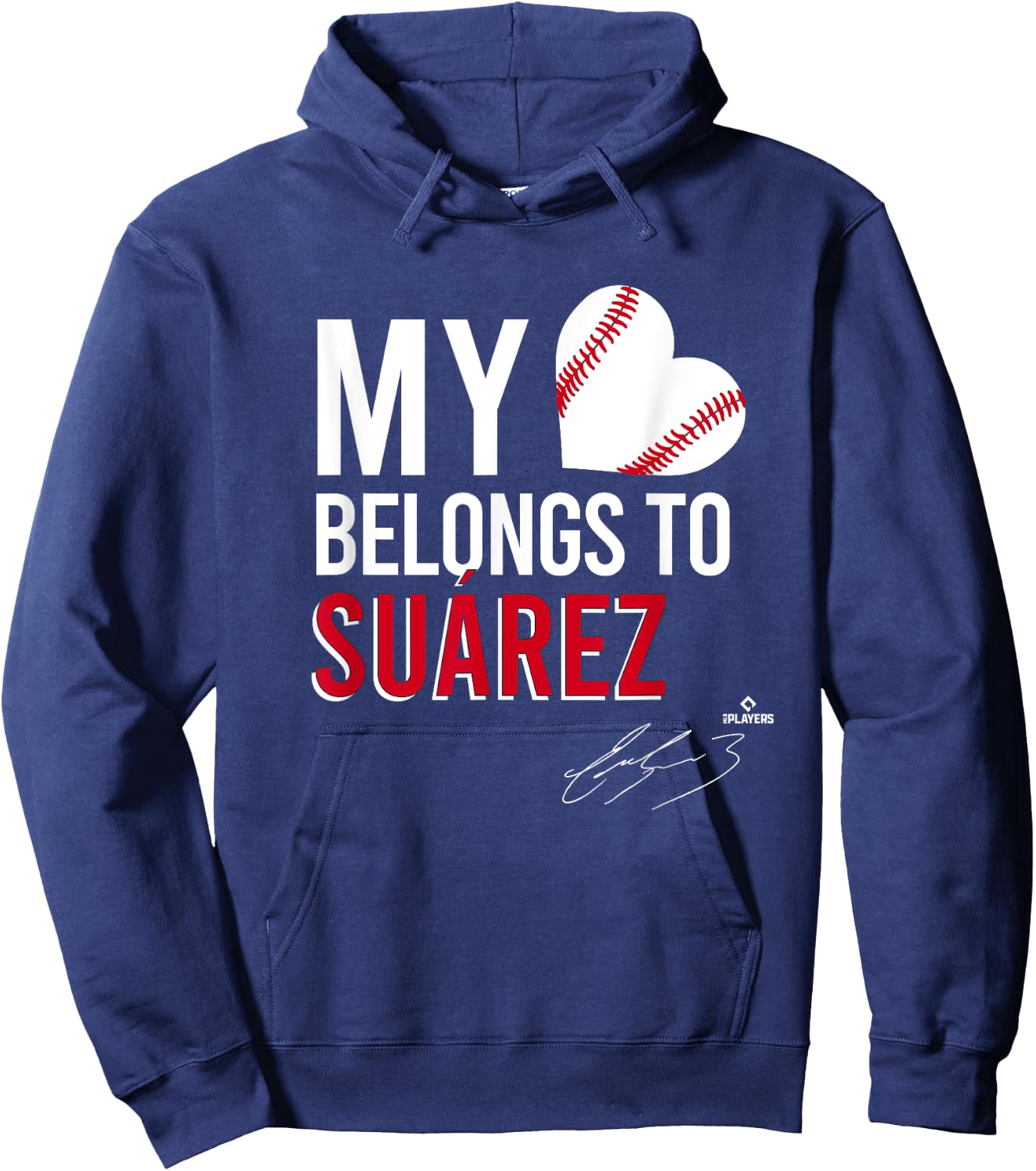 My Heart Belongs To Eugenio Suarez Hoodie - Hoodie | Navy