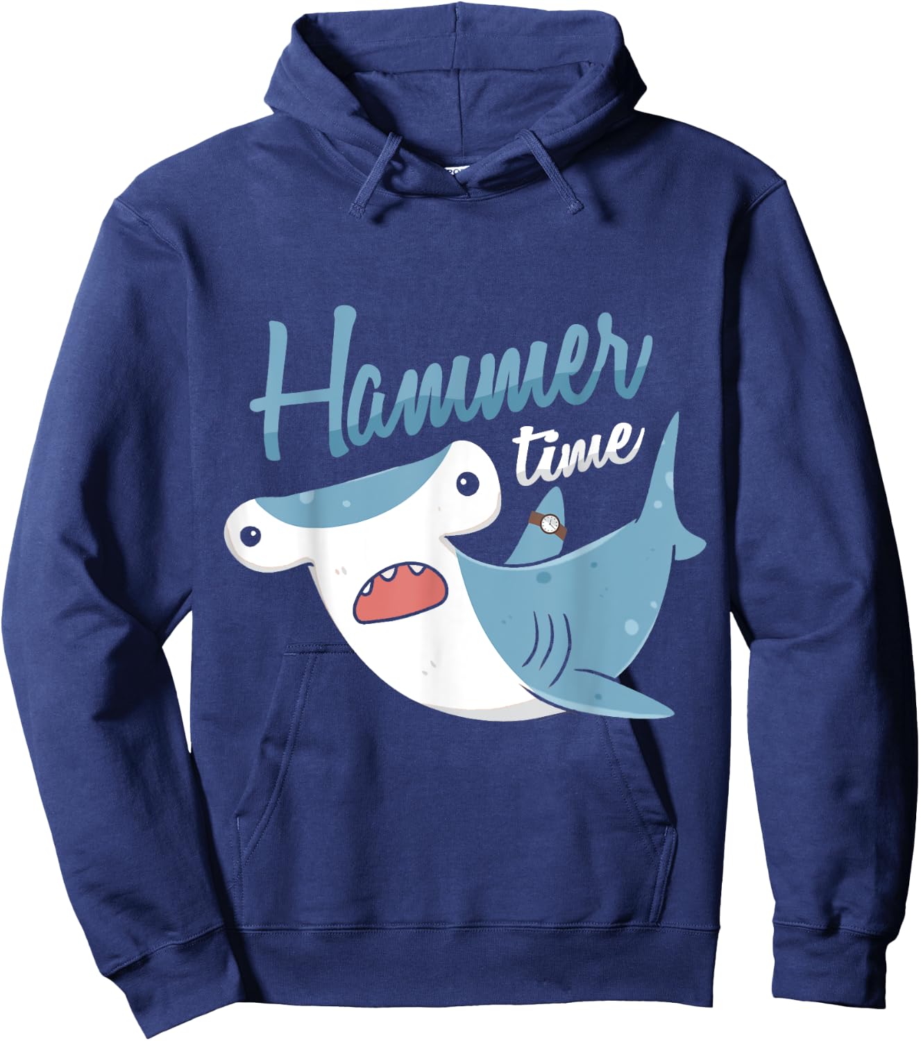 Hammer Time Hammerhead Shark Marine Biologist Hoodie - Hoodie | Navy