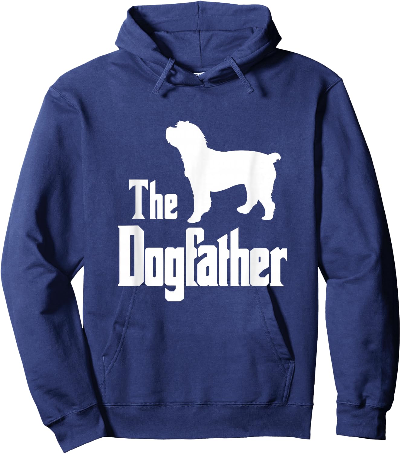 The Dogfather - funny dog gift, funny Cockapoo Hoodie - Hoodie | Navy