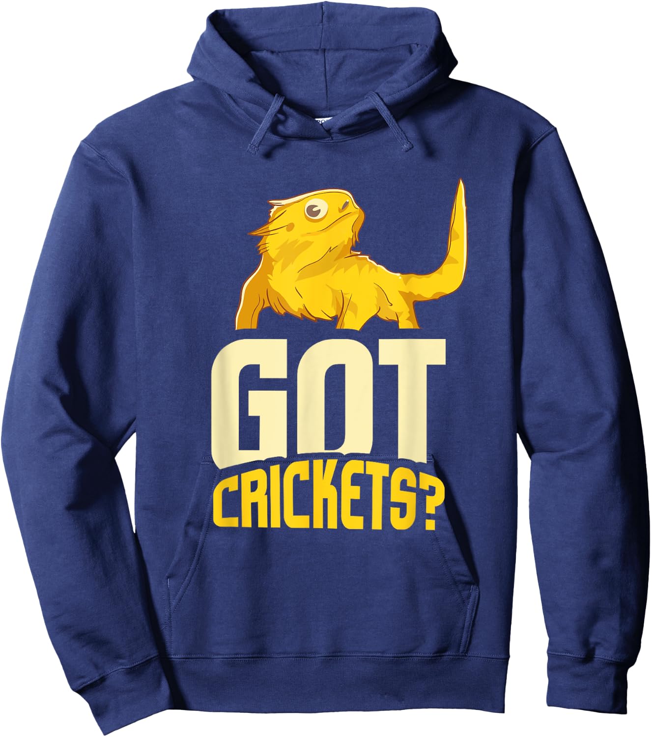 Reptile Lover I Got Crickets Bearded Dragon Hoodie - Hoodie | Navy