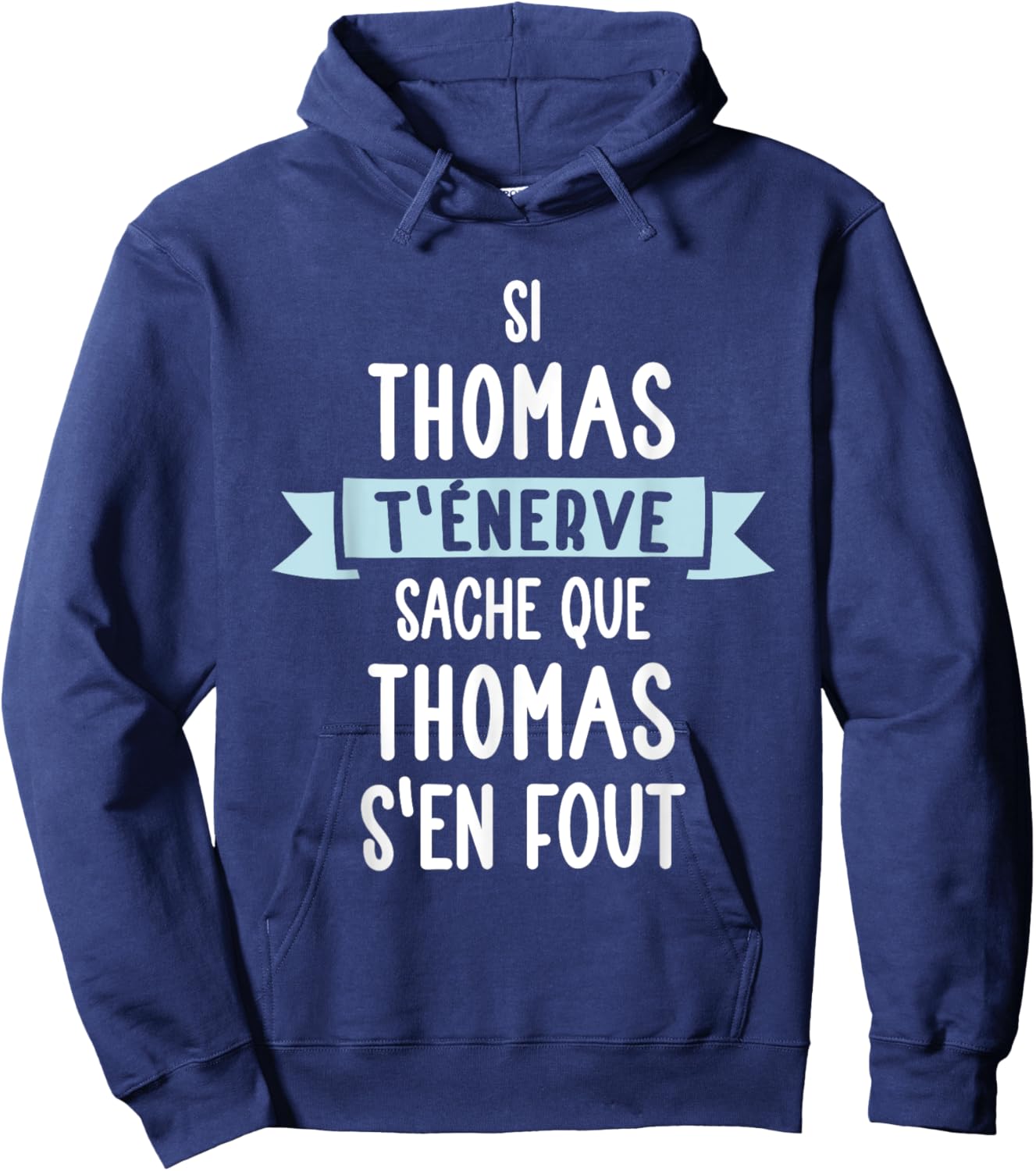 Men's Gift Humour Personalised Name Thomas Hoodie - Hoodie | Navy