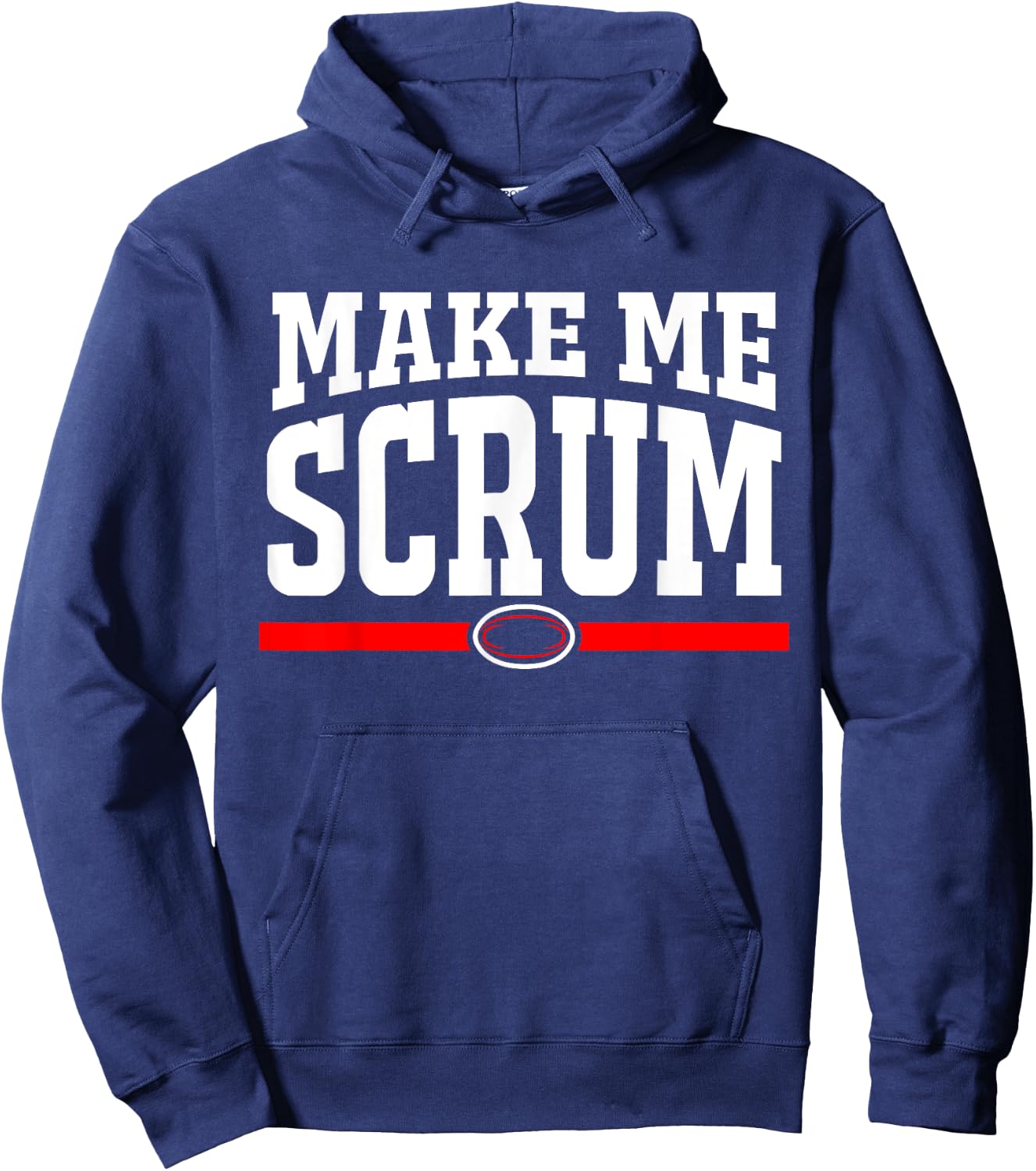 Make Me Scrum Funny Rugby Player Men Women Hoodie - Hoodie | Navy