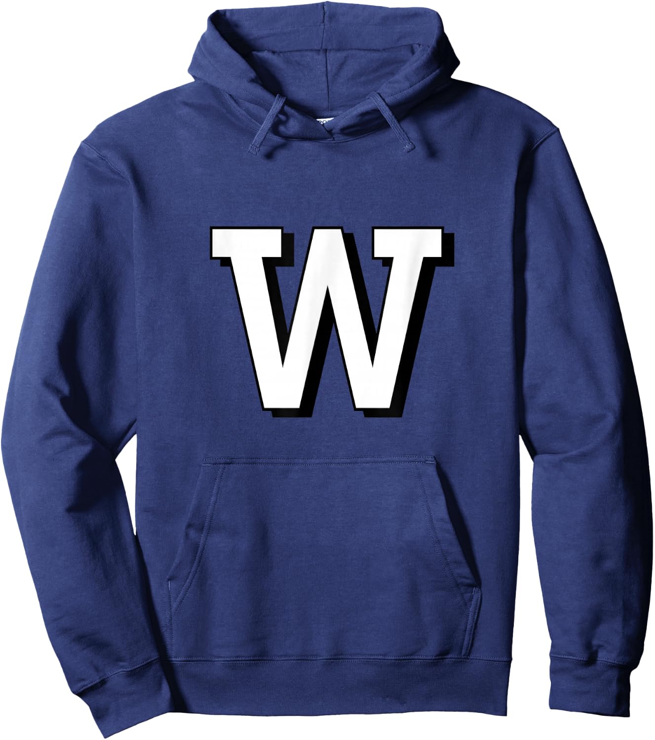Alphabet - Lettre W Hoodie - Hoodie | Navy