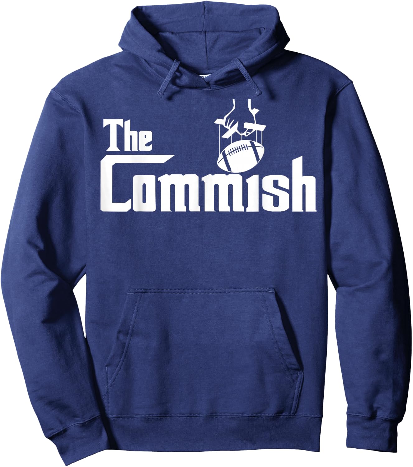 The Commish funny Fantasy Football The Commish Hoodie - Hoodie | Navy