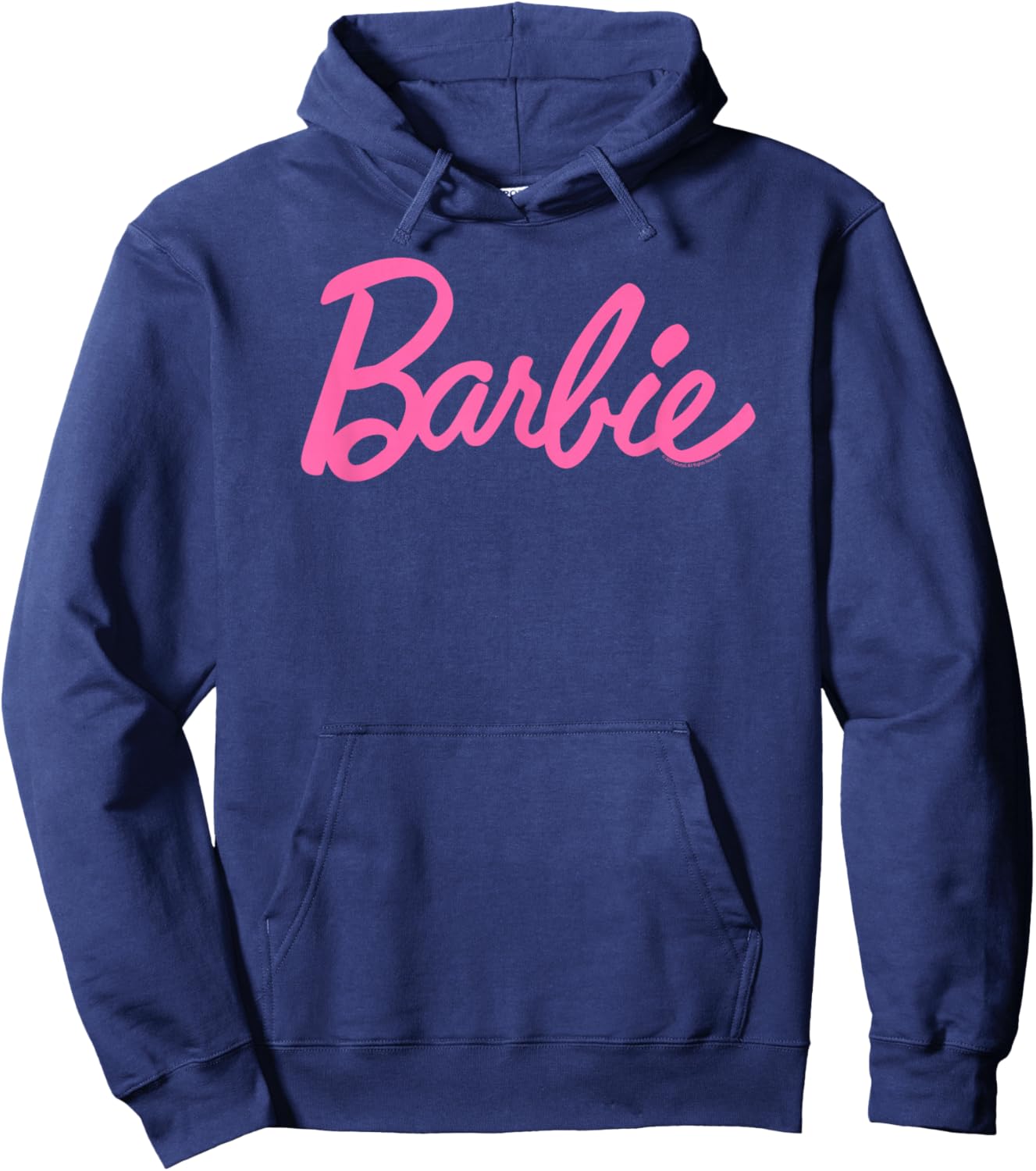 Barbie Classic Logo Pink , black Hoodie - Hoodie | Navy