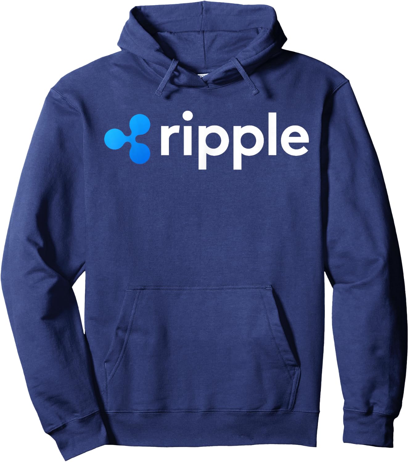 Ripple Logo Crypto XRP Coin Cryptocurrencies Hoodie - Hoodie | Navy