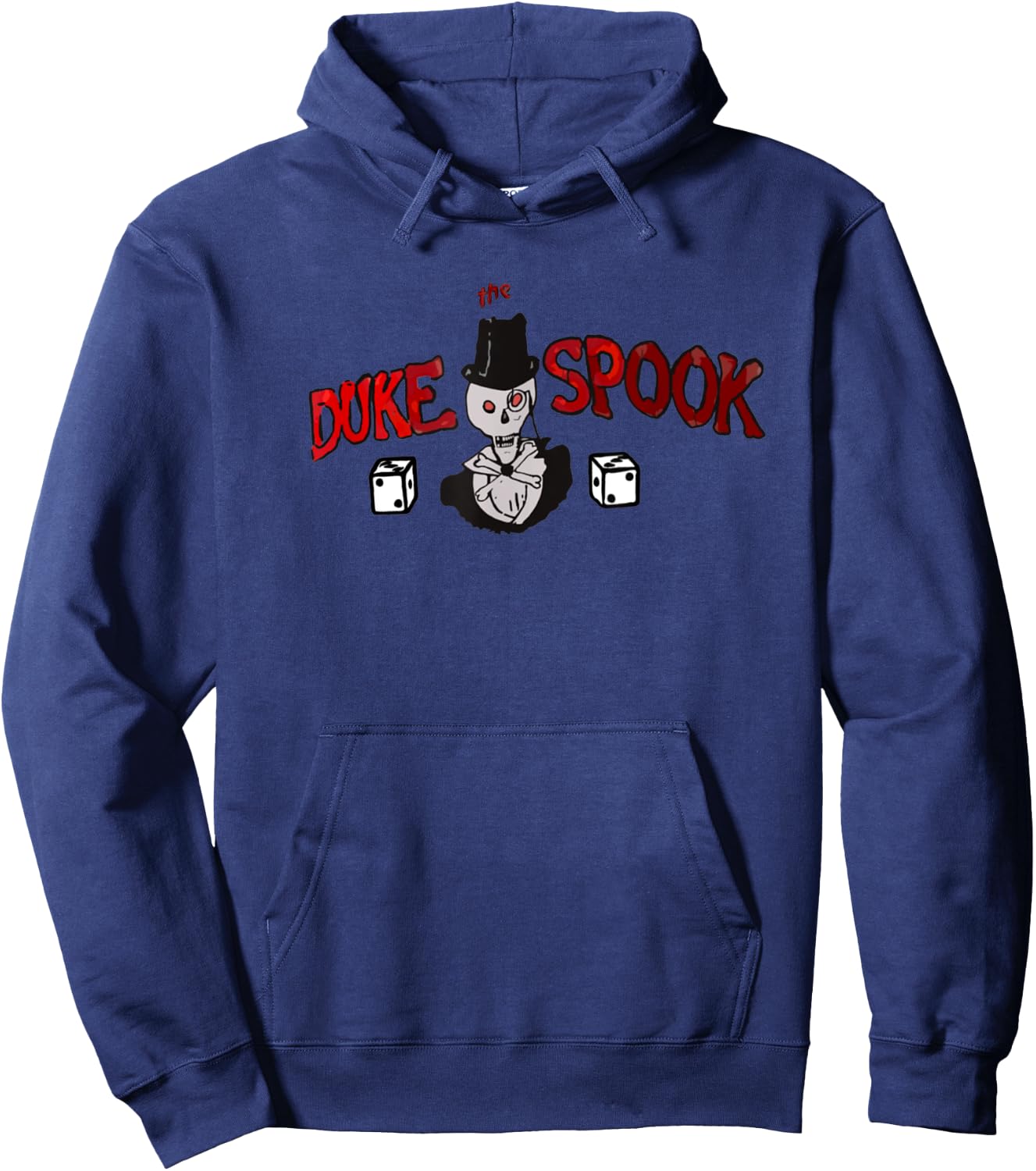 Duke the Spook. WWII Bomber Nose art Hoodie - Hoodie | Navy