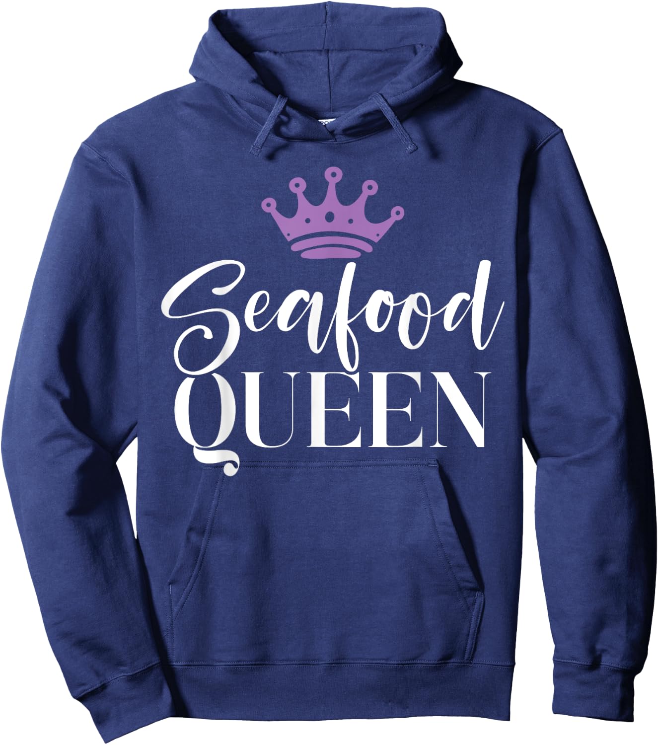 Seafood Queen Hoodie - Hoodie | Navy