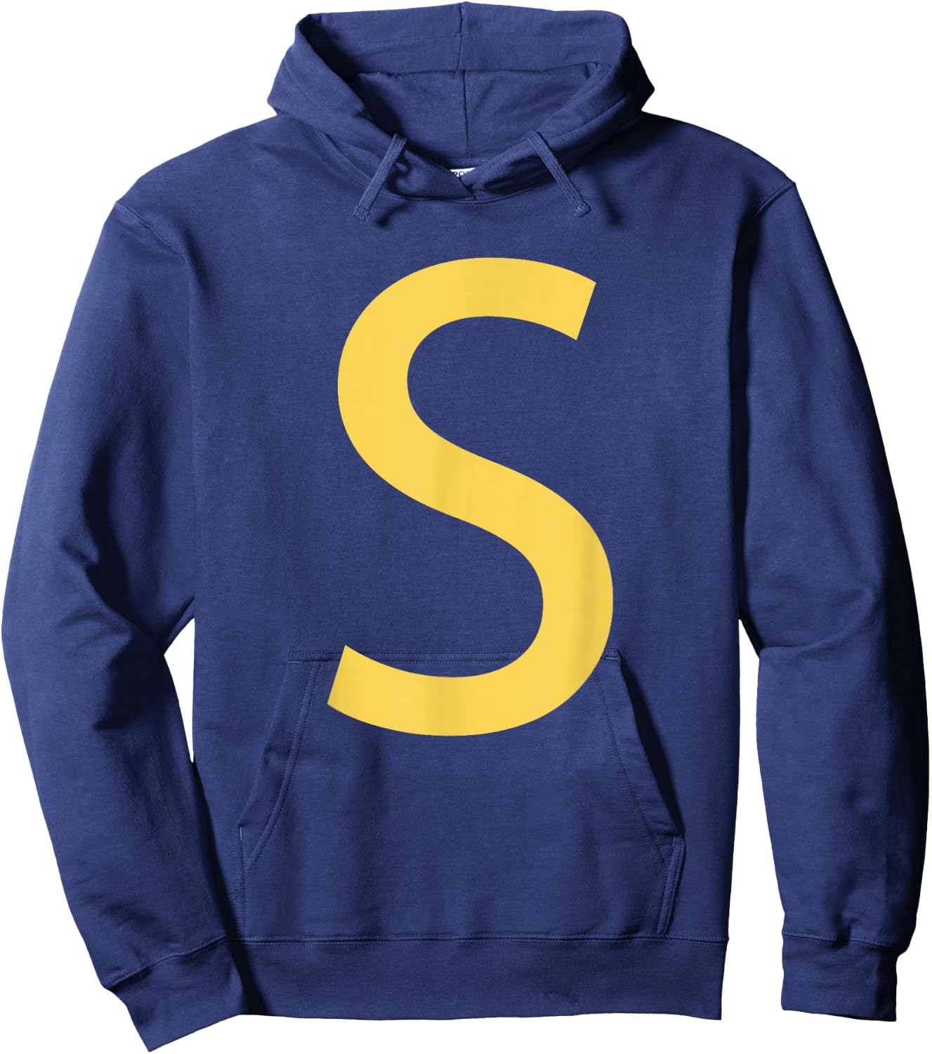 Letter S Chipmunk Color Matching Costume Hoodie - Hoodie | Navy