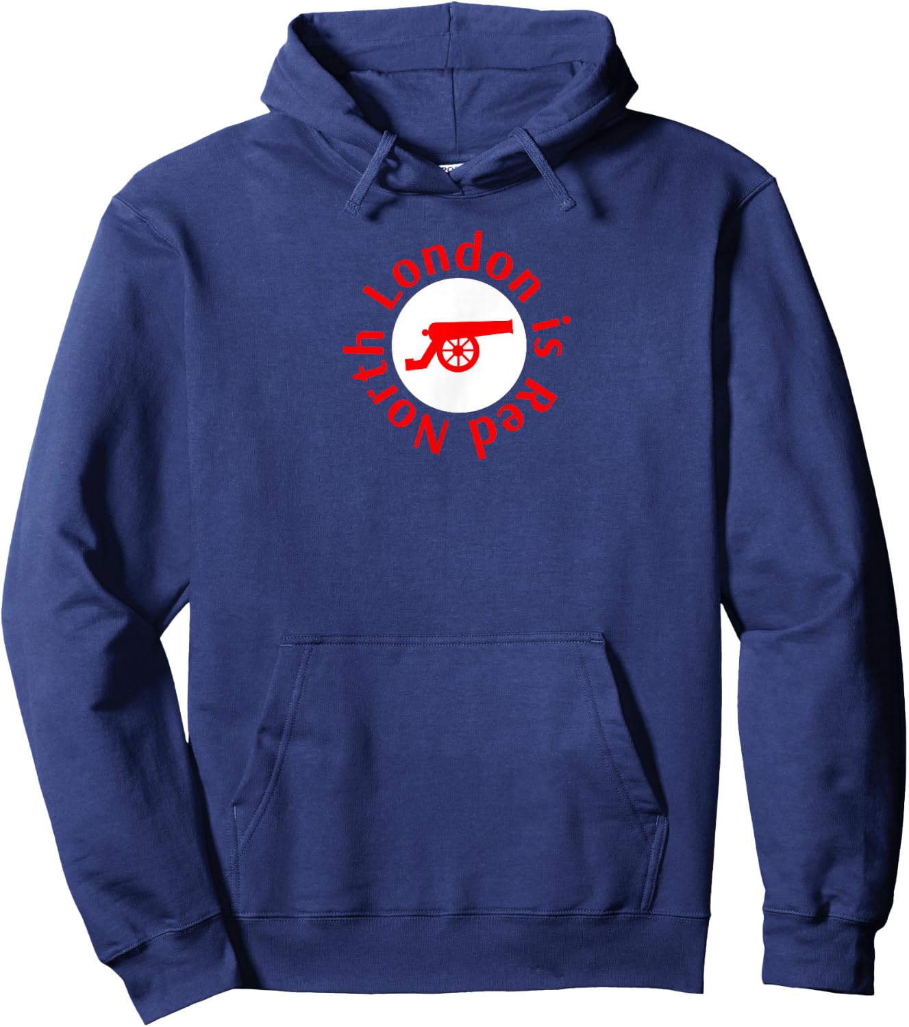 North London is Red Hoodie - Hoodie | Navy