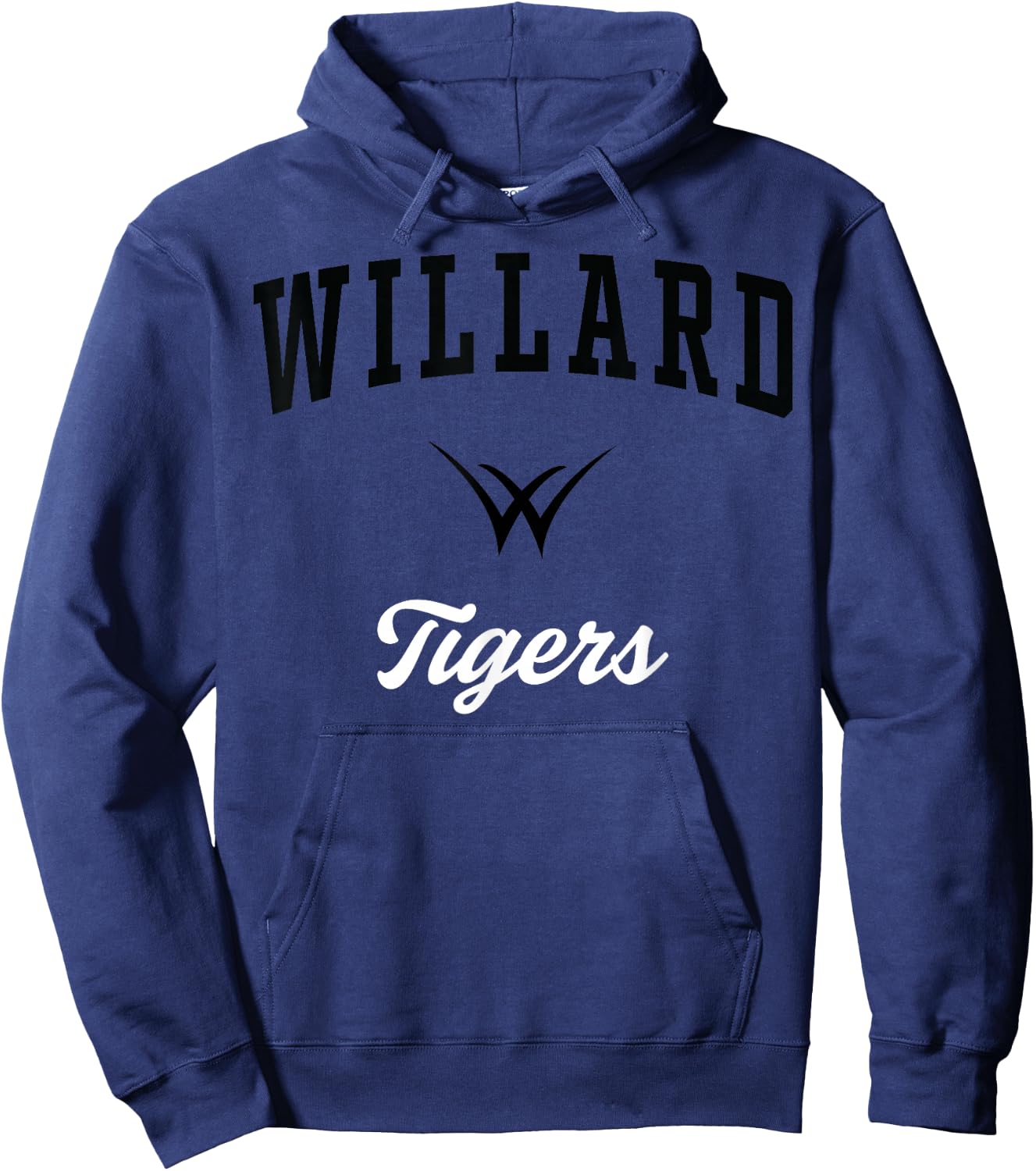 Willard High School Tigers Hoodie - Hoodie | Navy