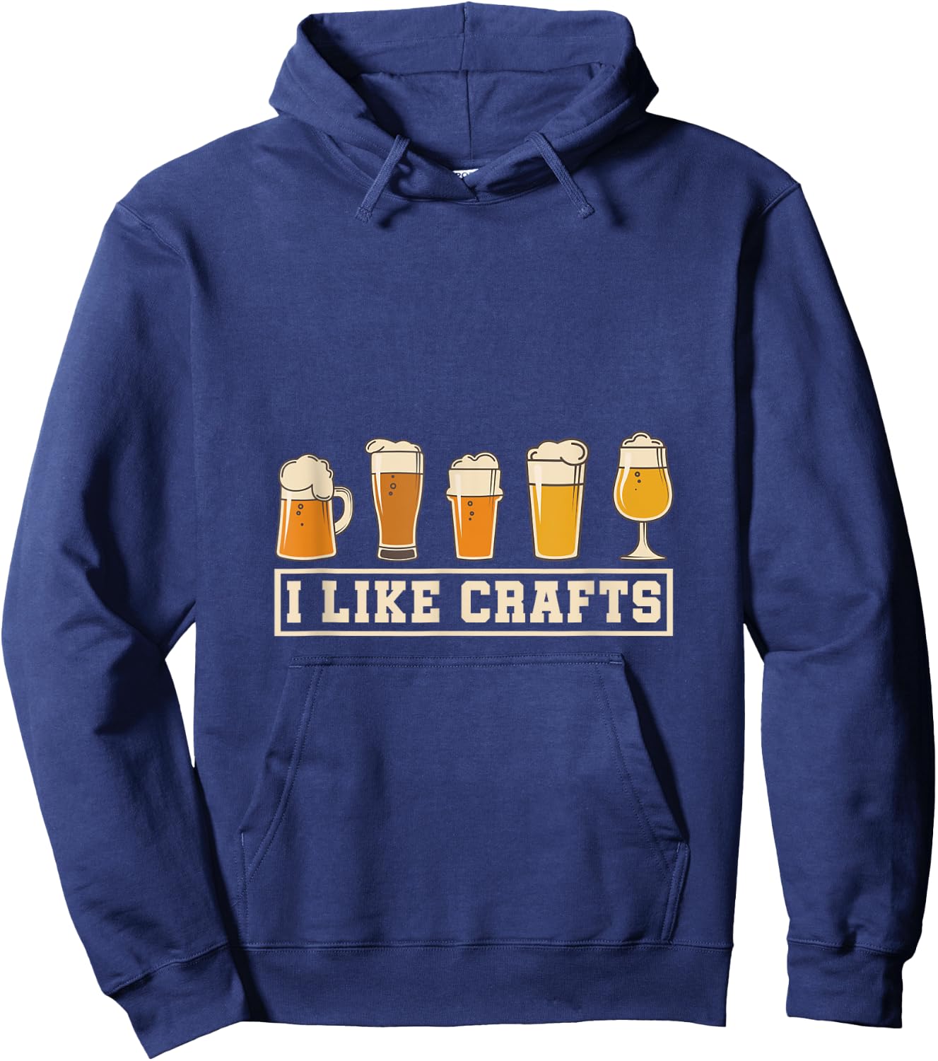 I Like Crafts Craft Beer Hoodie - Hoodie | Navy
