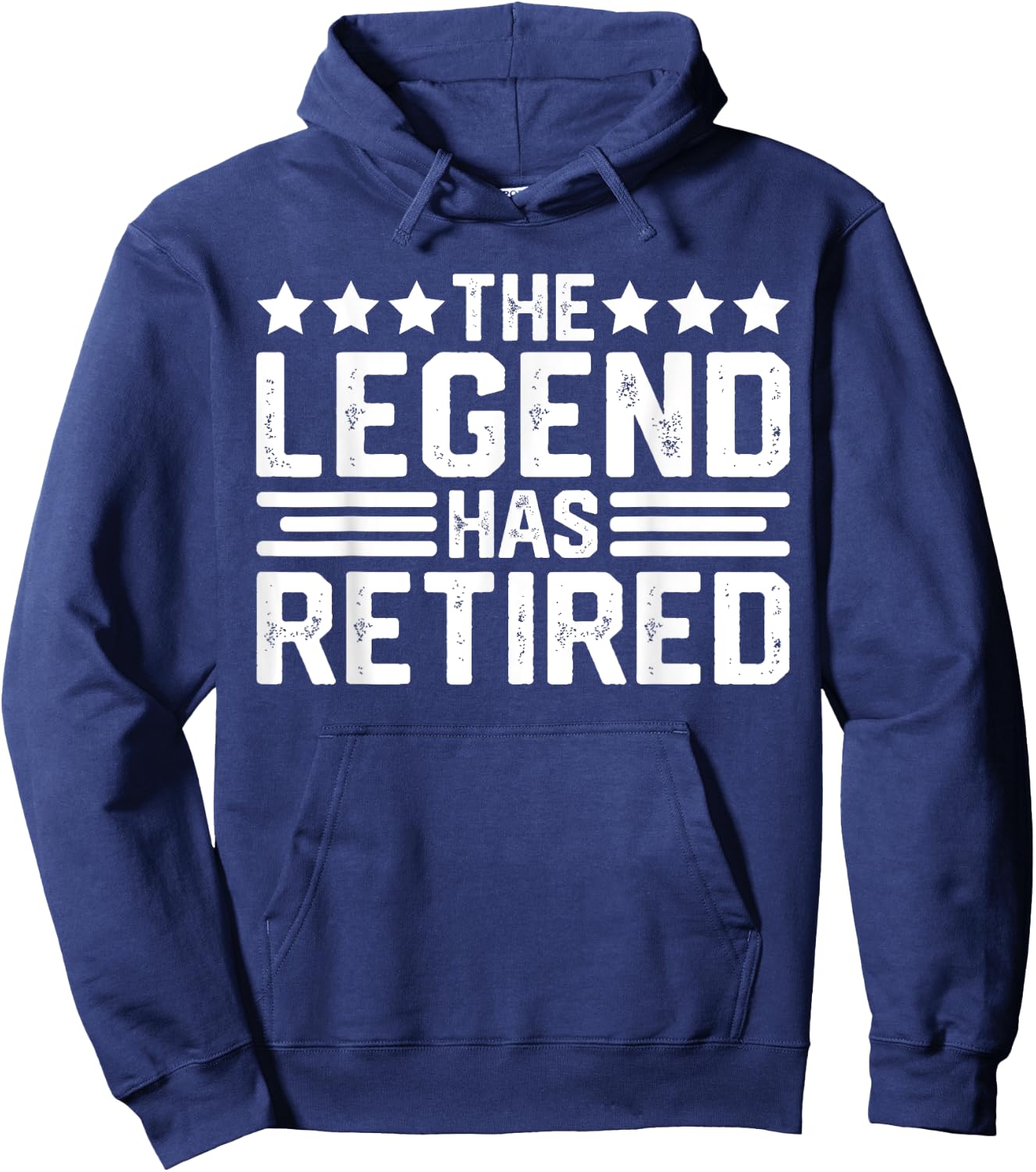 The Legend Has Retired Retirement Funny Hoodie - Hoodie | Navy