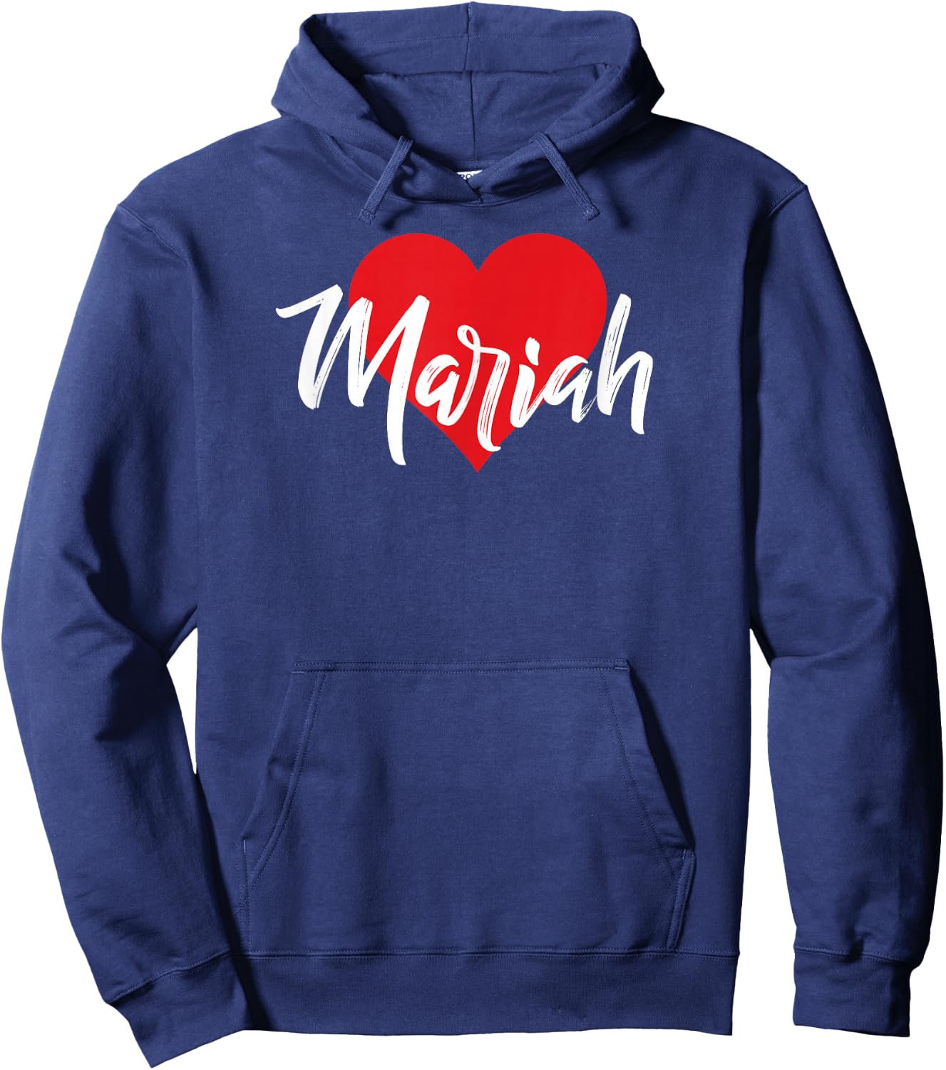 I Love Mariah First Name I Heart Named Hoodie - Hoodie | Navy