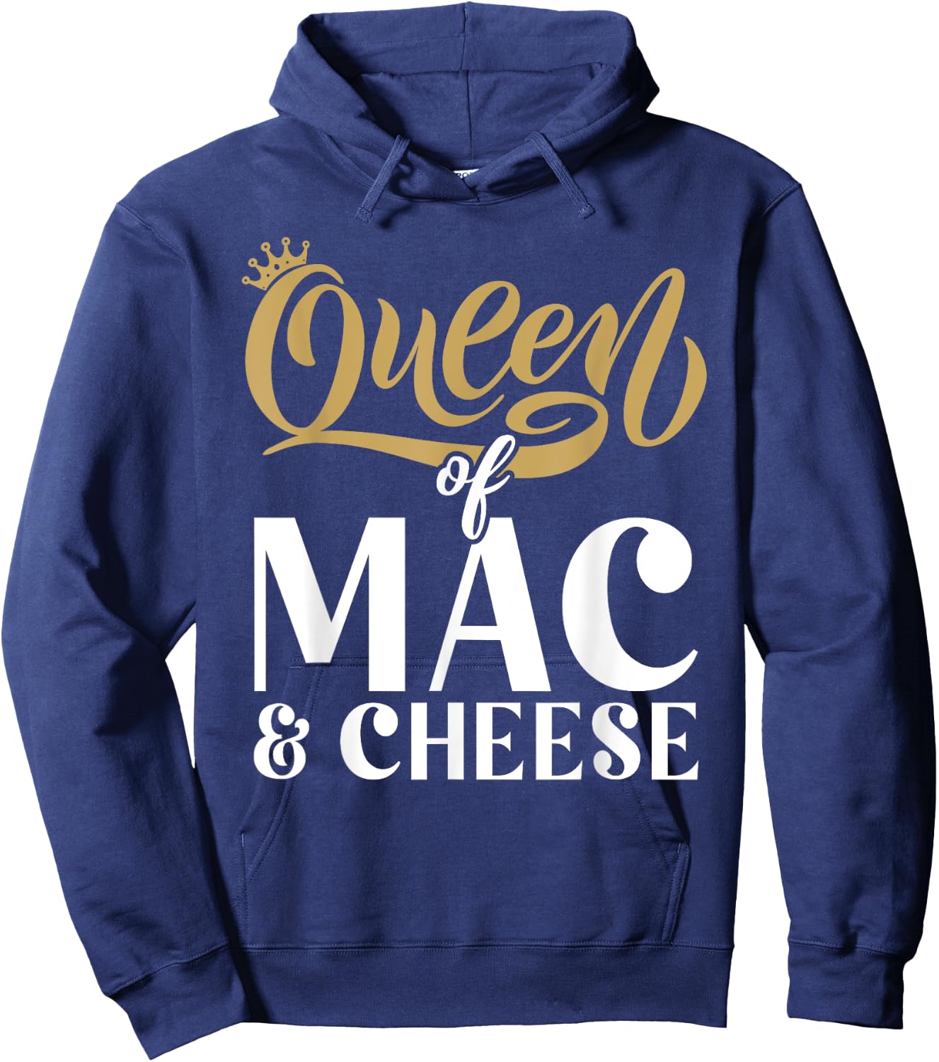 Queen of Mac and Cheese Hoodie - Hoodie | Navy