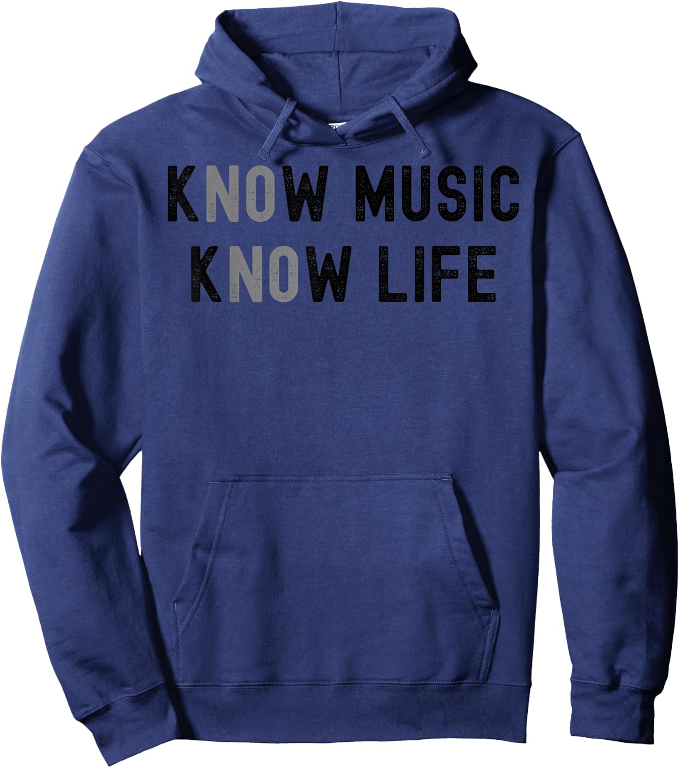 No Music No Life Hoodie - Hoodie | Navy