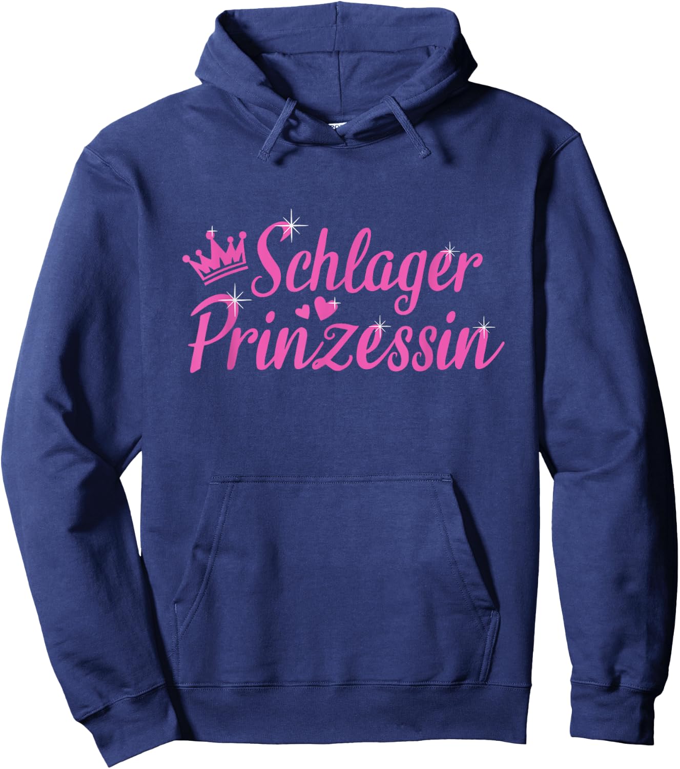 Schlager Prinzessin Schlagermusik Hoodie - Hoodie | Navy
