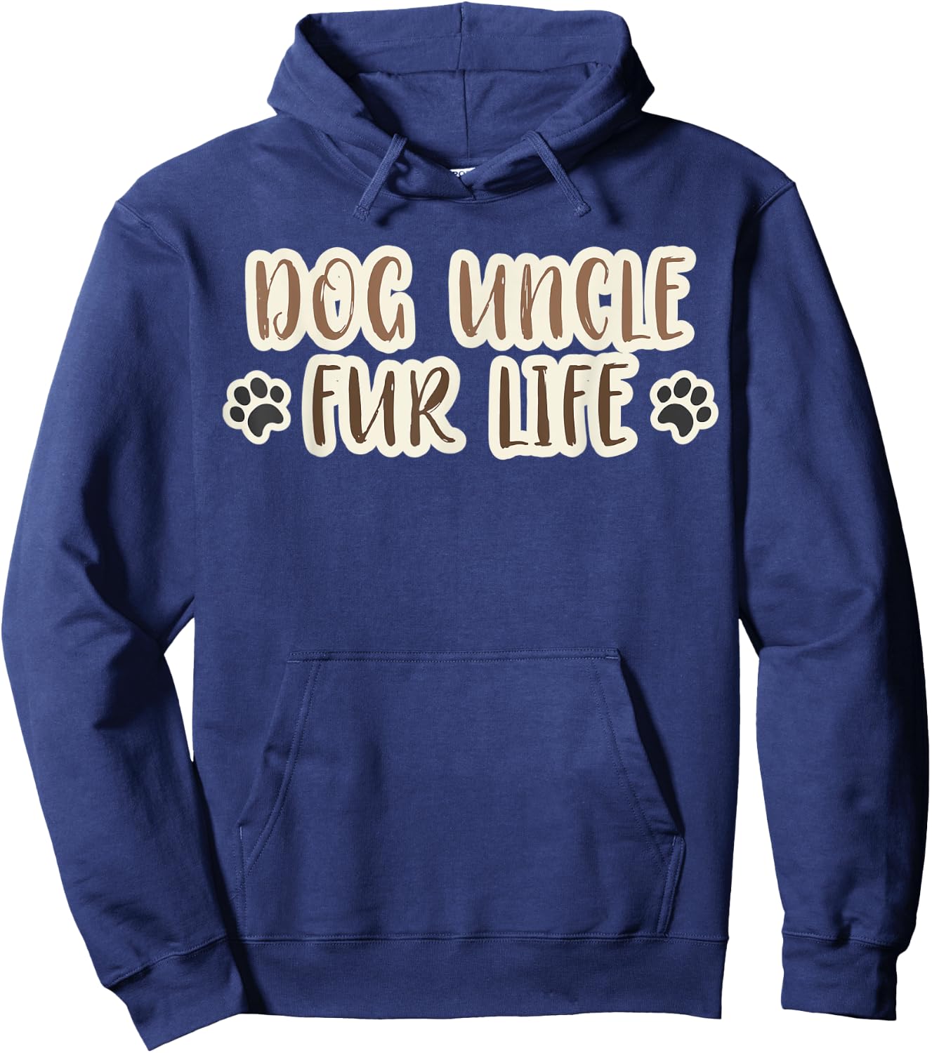 Dog Uncle Fur Life Dog Fur Parent Hoodie - Hoodie | Navy