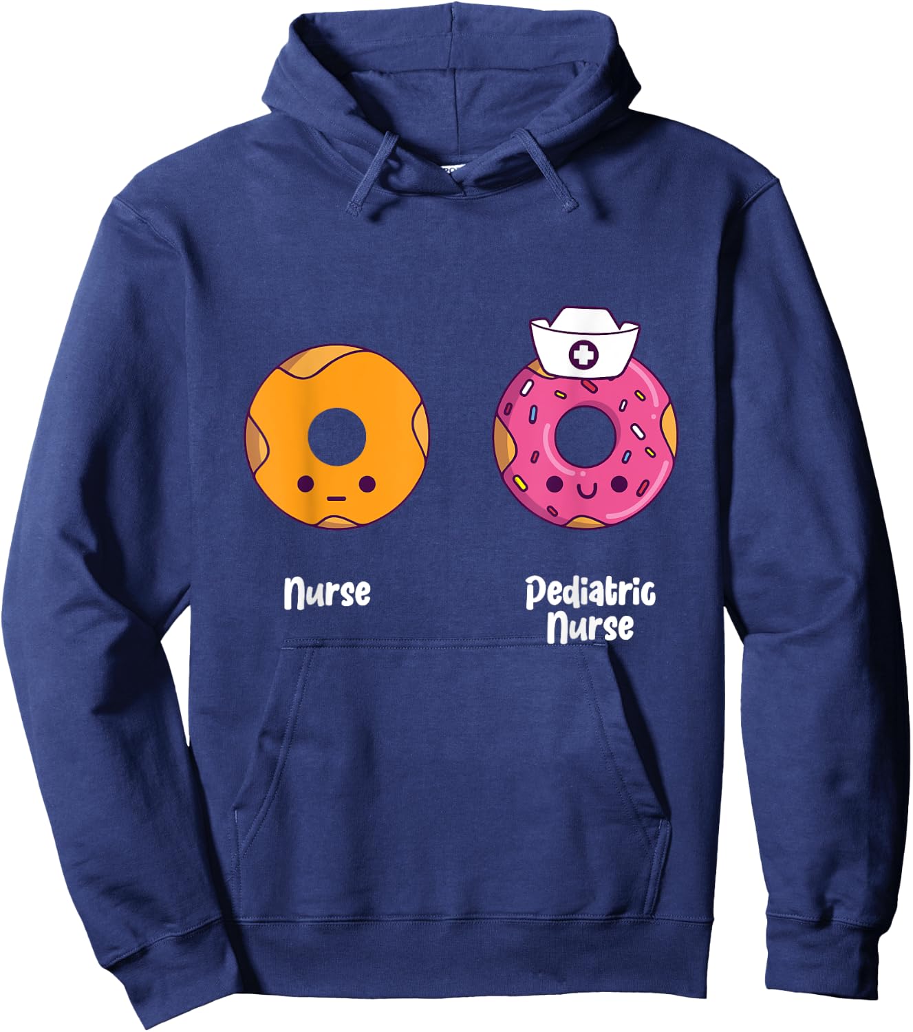 Kawaii Donut Children's Nurse And Nurse Hoodie - Hoodie | Navy